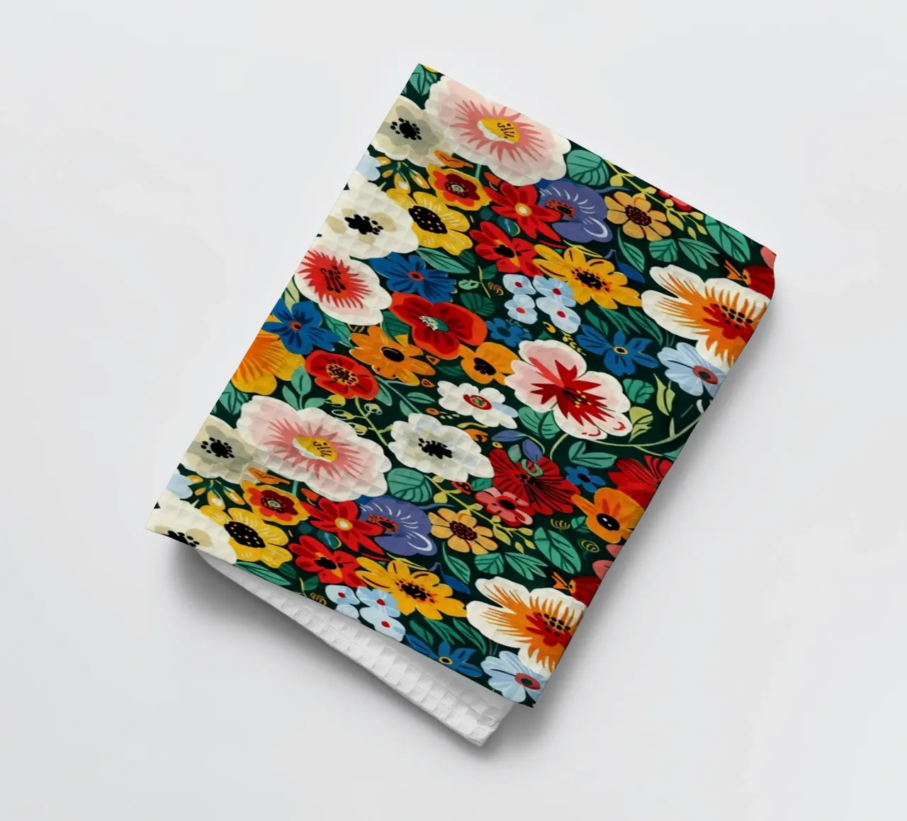 Dopamine Flowers canovaccio da cucina da Sunflower Soul Studio