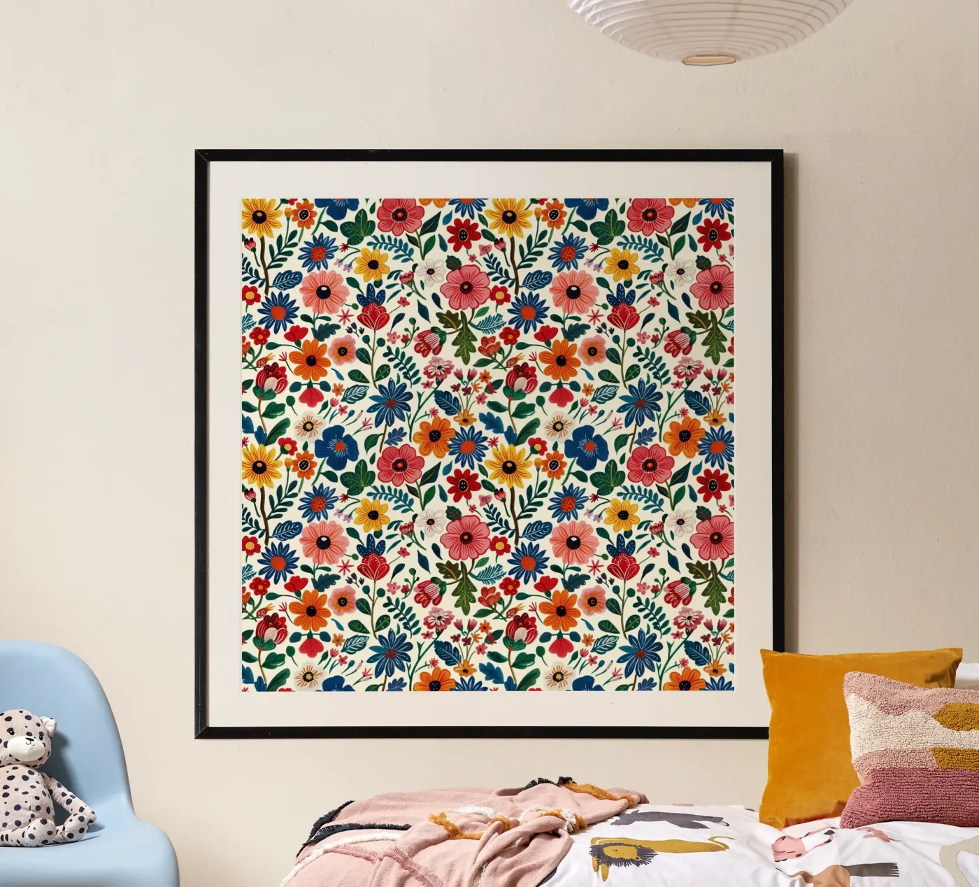 Dopamine Flowers poster da Sunflower Soul Studio