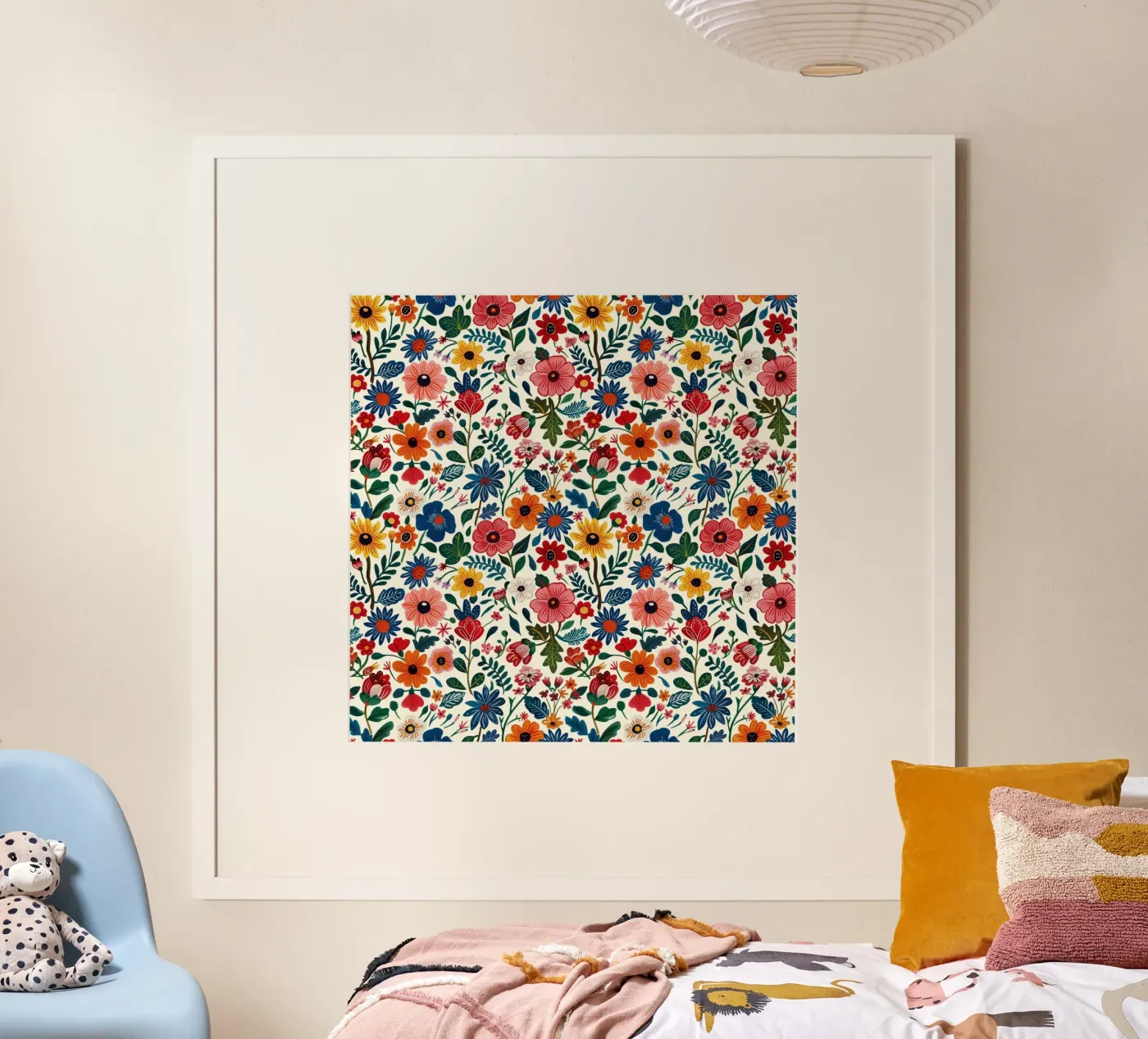 Dopamine Flowers poster da Sunflower Soul Studio