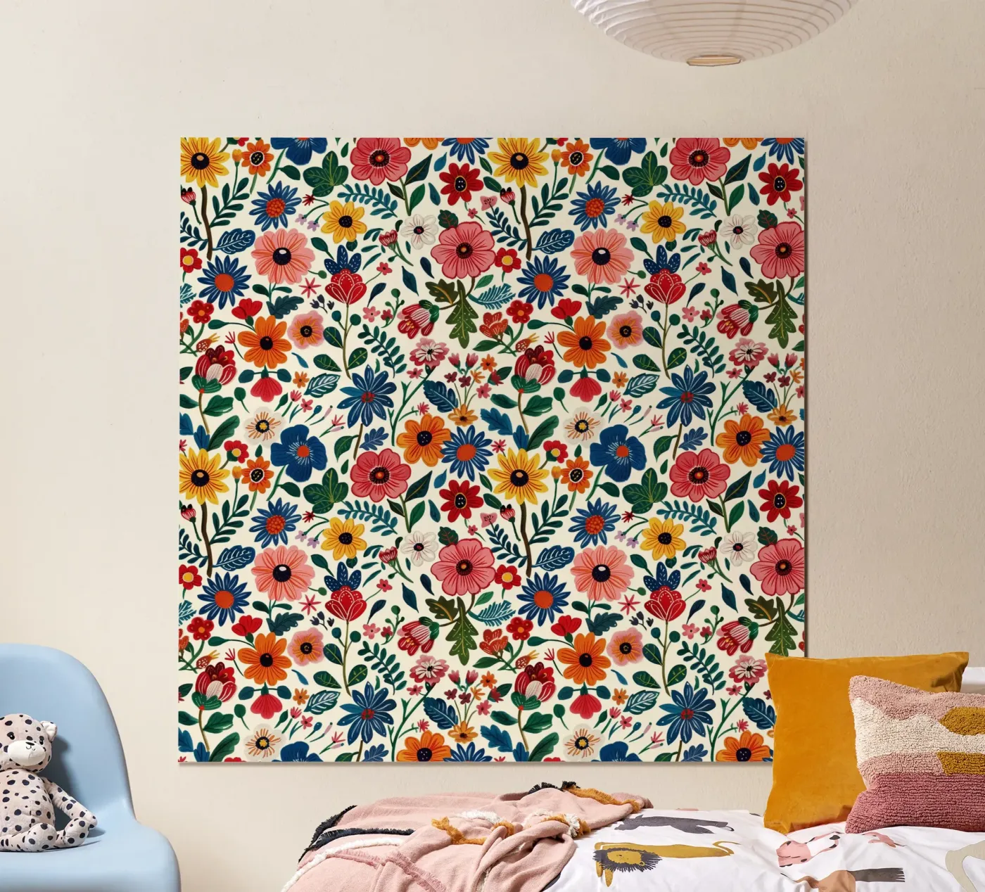 Dopamine Flowers poster da Sunflower Soul Studio