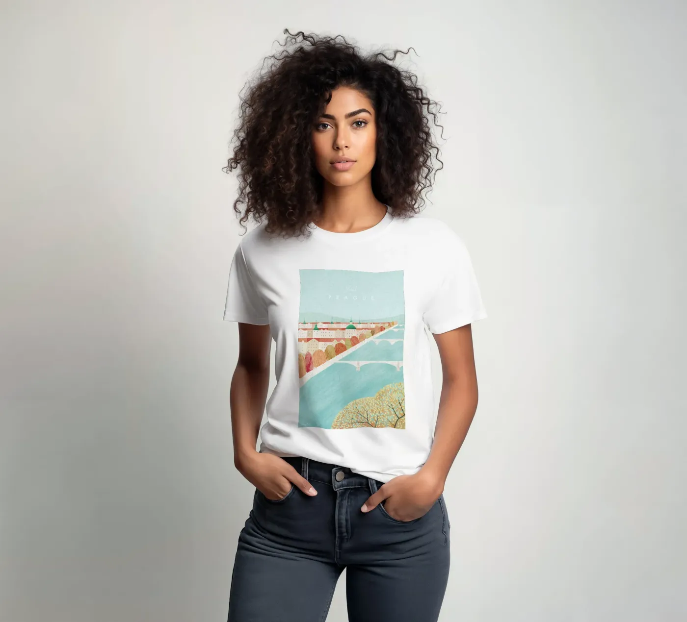 Prague t-shirt da Henry Rivers