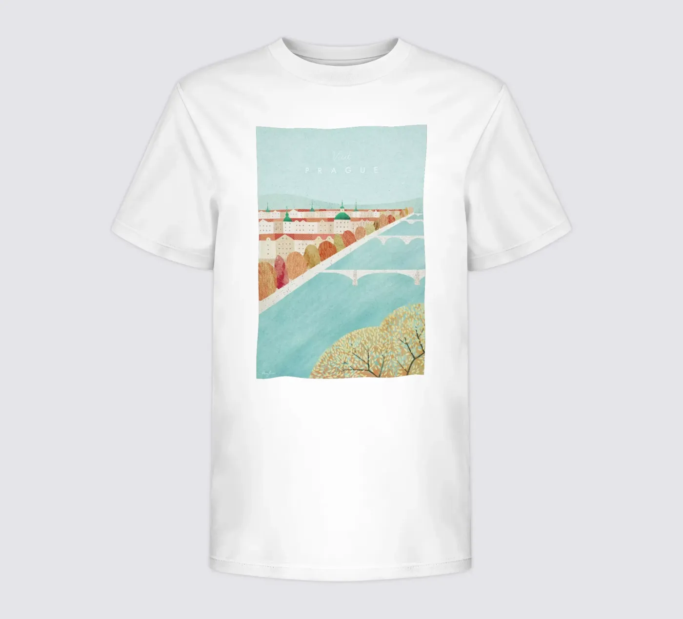 Prague t-shirt bambini da Henry Rivers