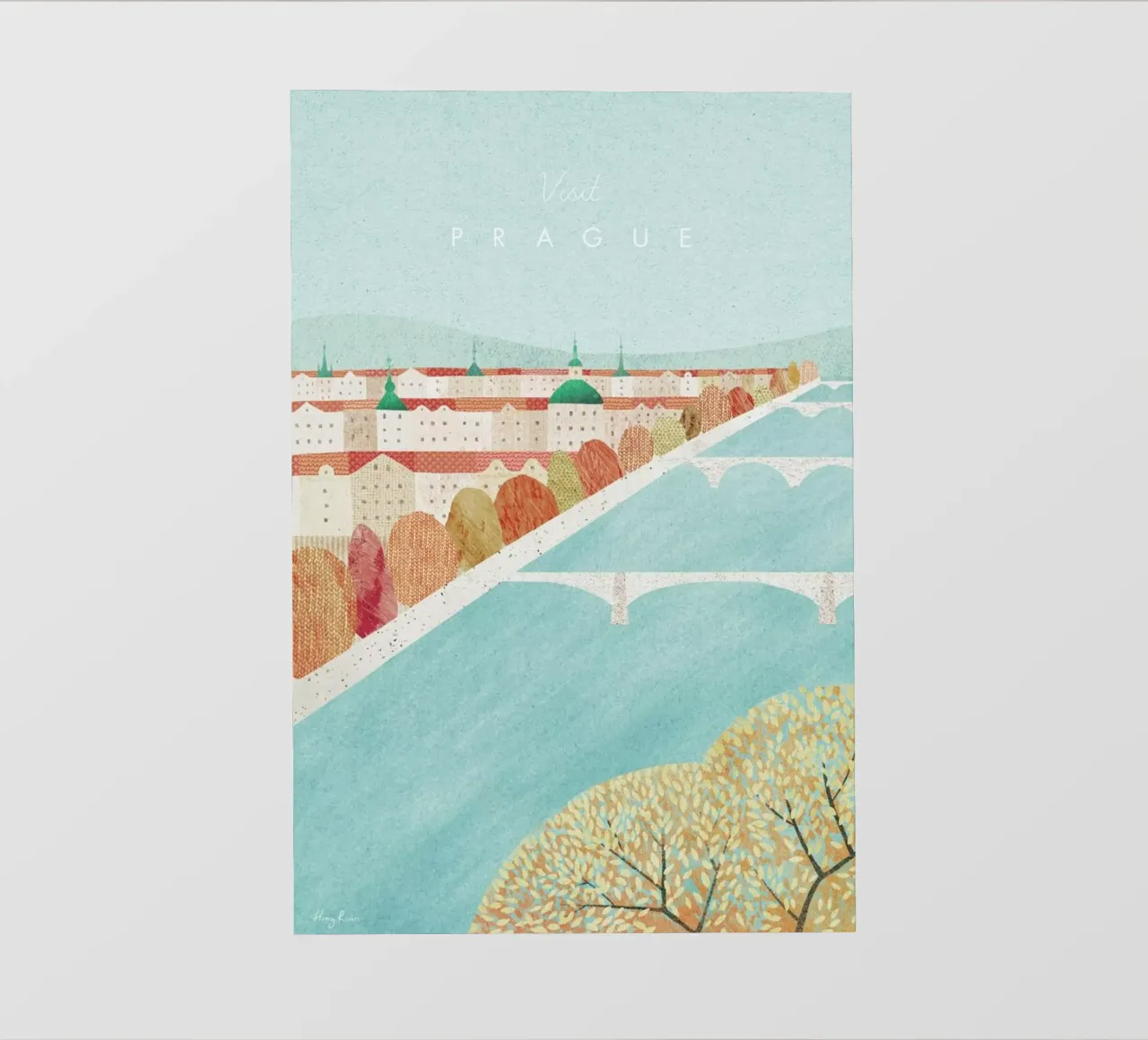 Prague pellicola backlit da Henry Rivers