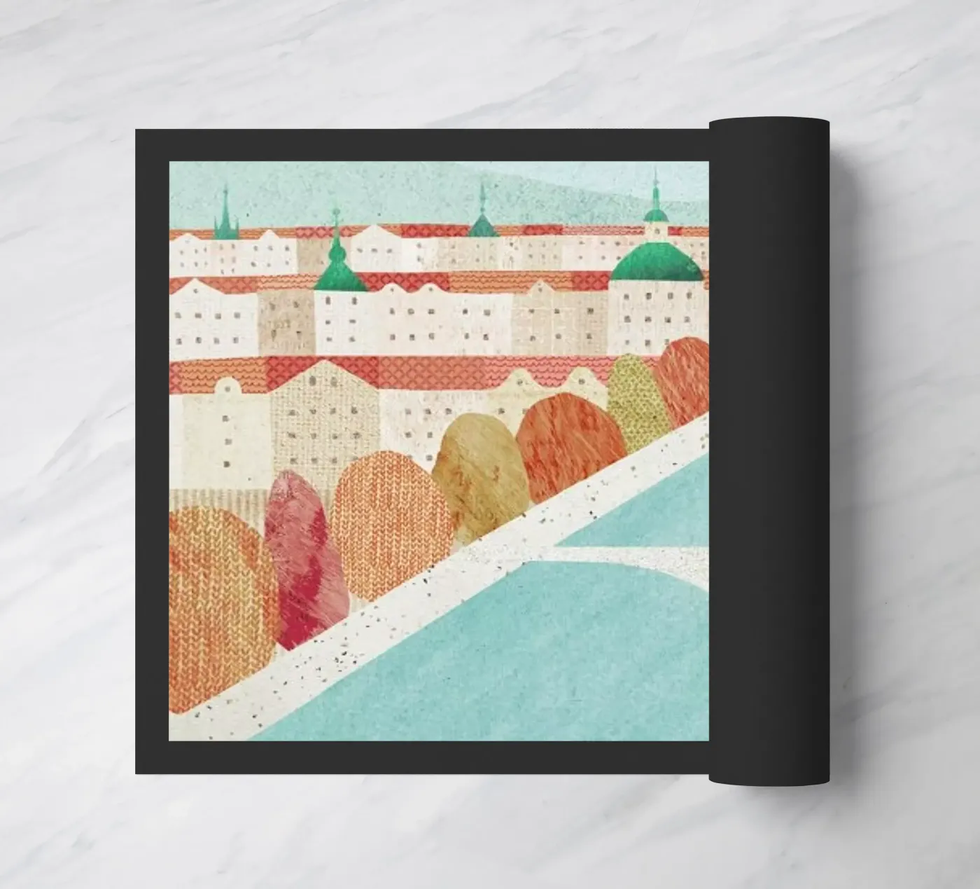 Prague doormat by Henry Rivers