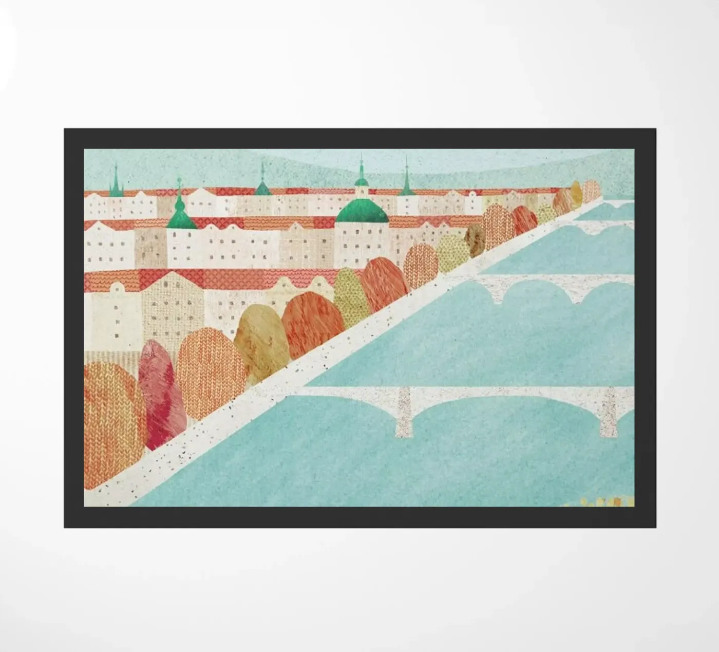 Prague doormat by Henry Rivers