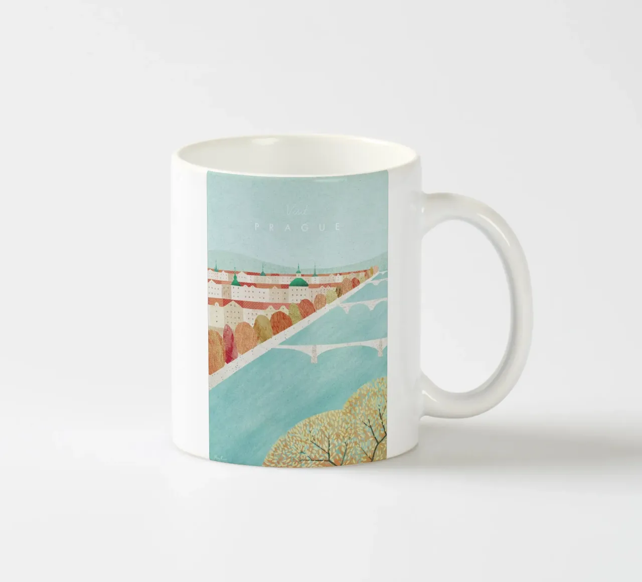 Prague tazza in ceramica da Henry Rivers