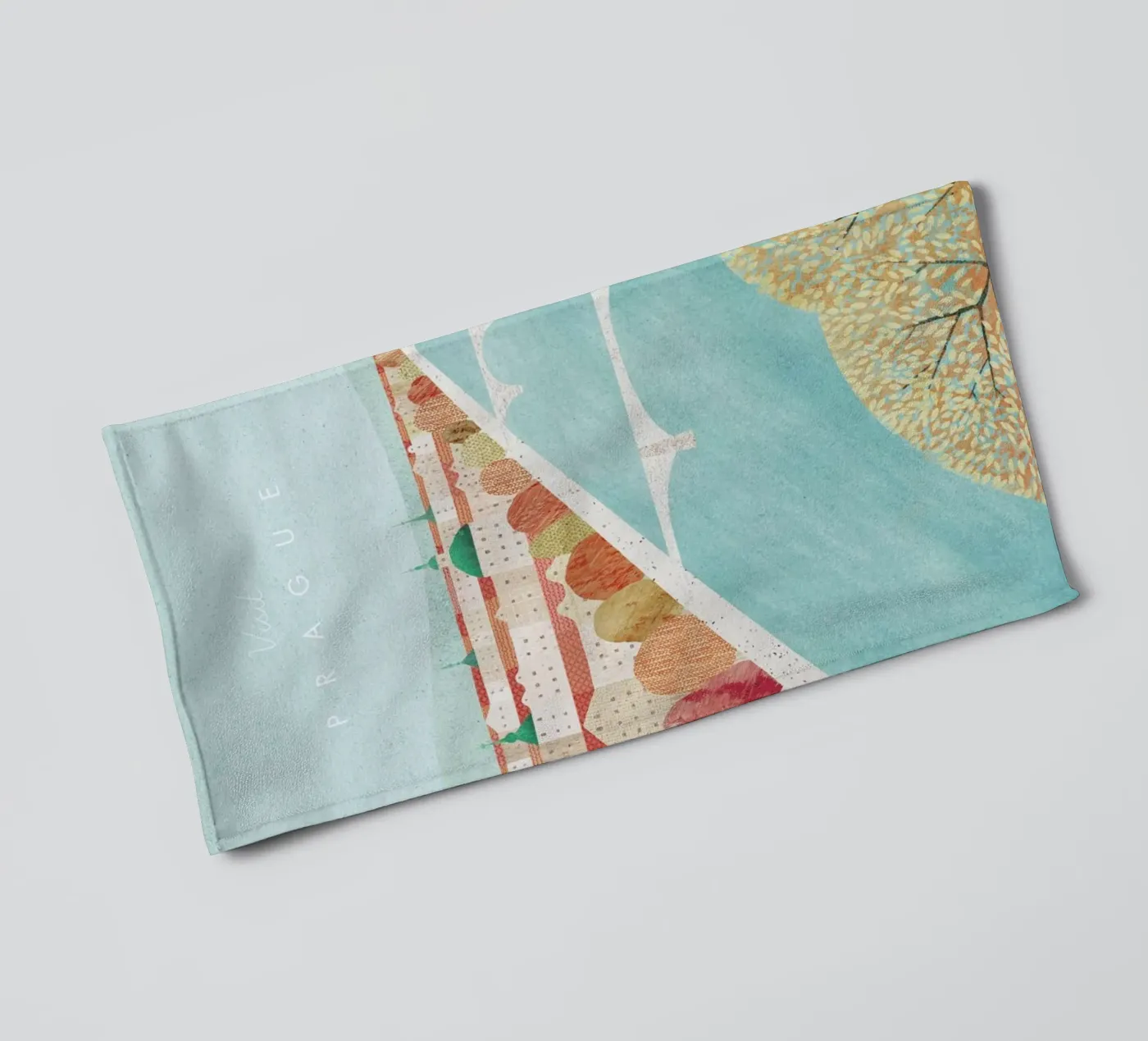 Prague towel by Henry Rivers