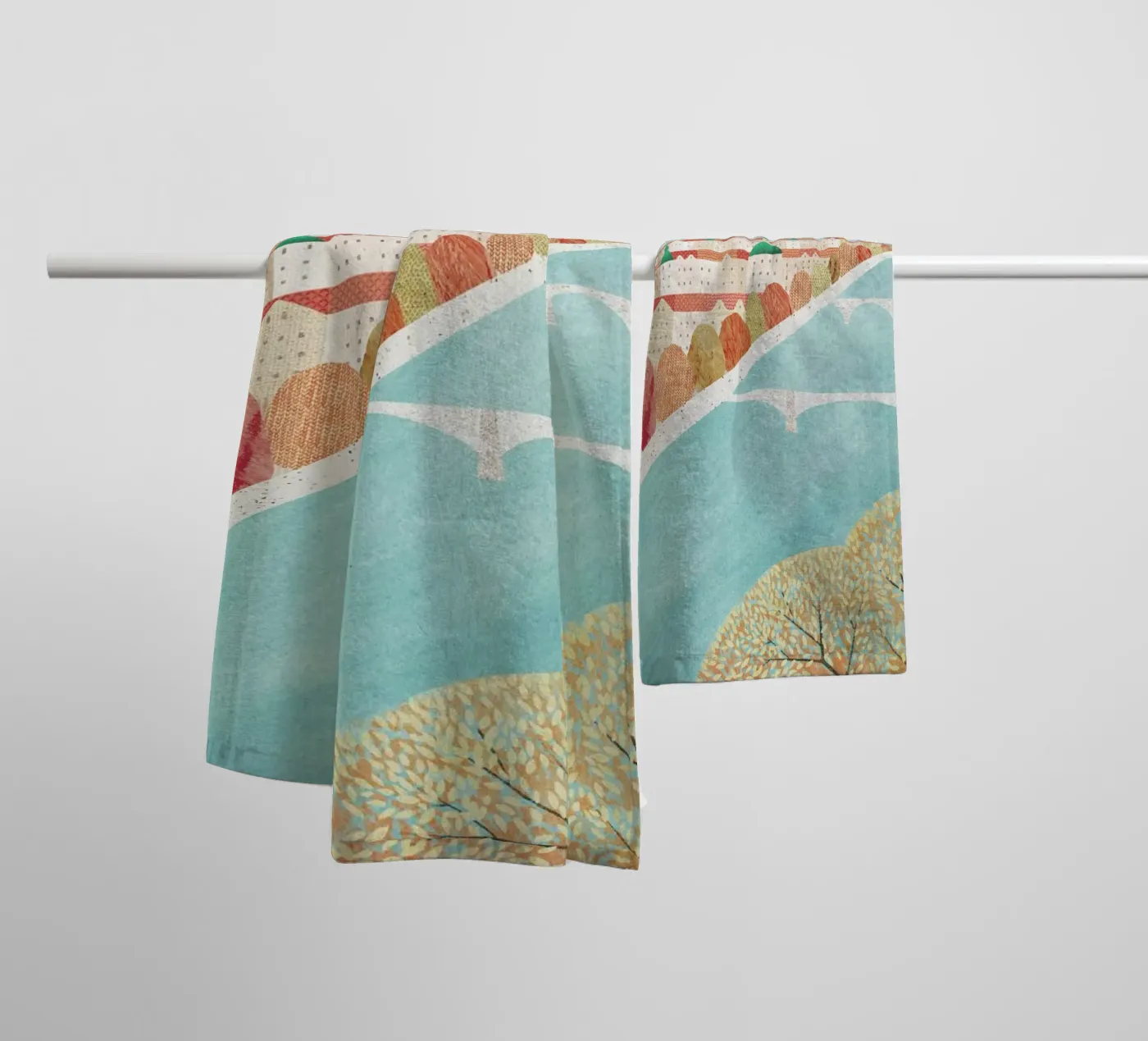 Prague towel by Henry Rivers