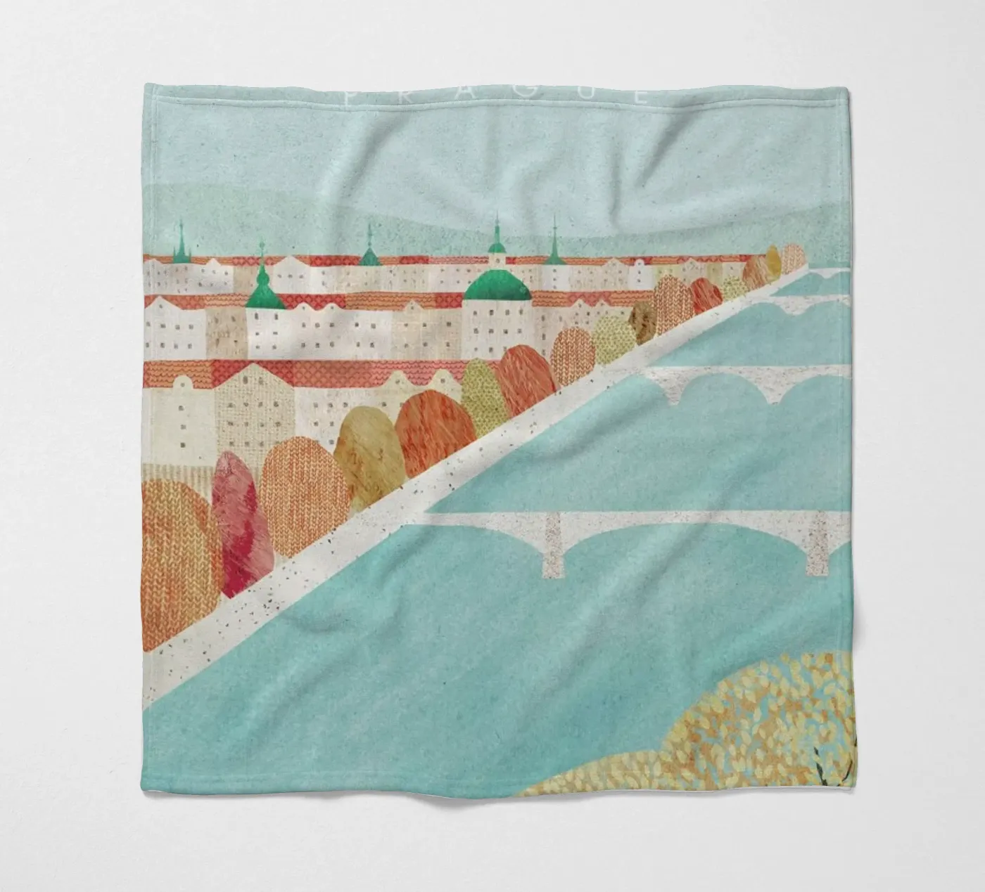 Prague Fleecedecke von Henry Rivers