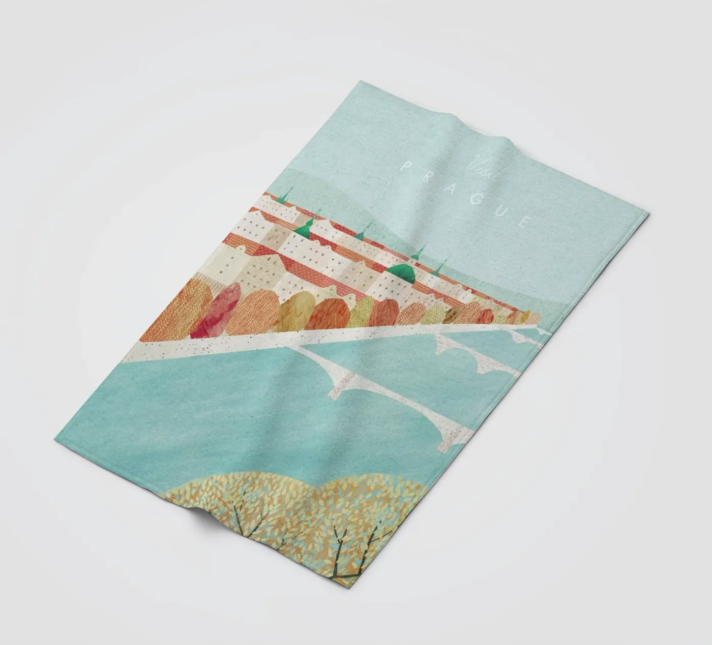 Prague Fleecedecke von Henry Rivers