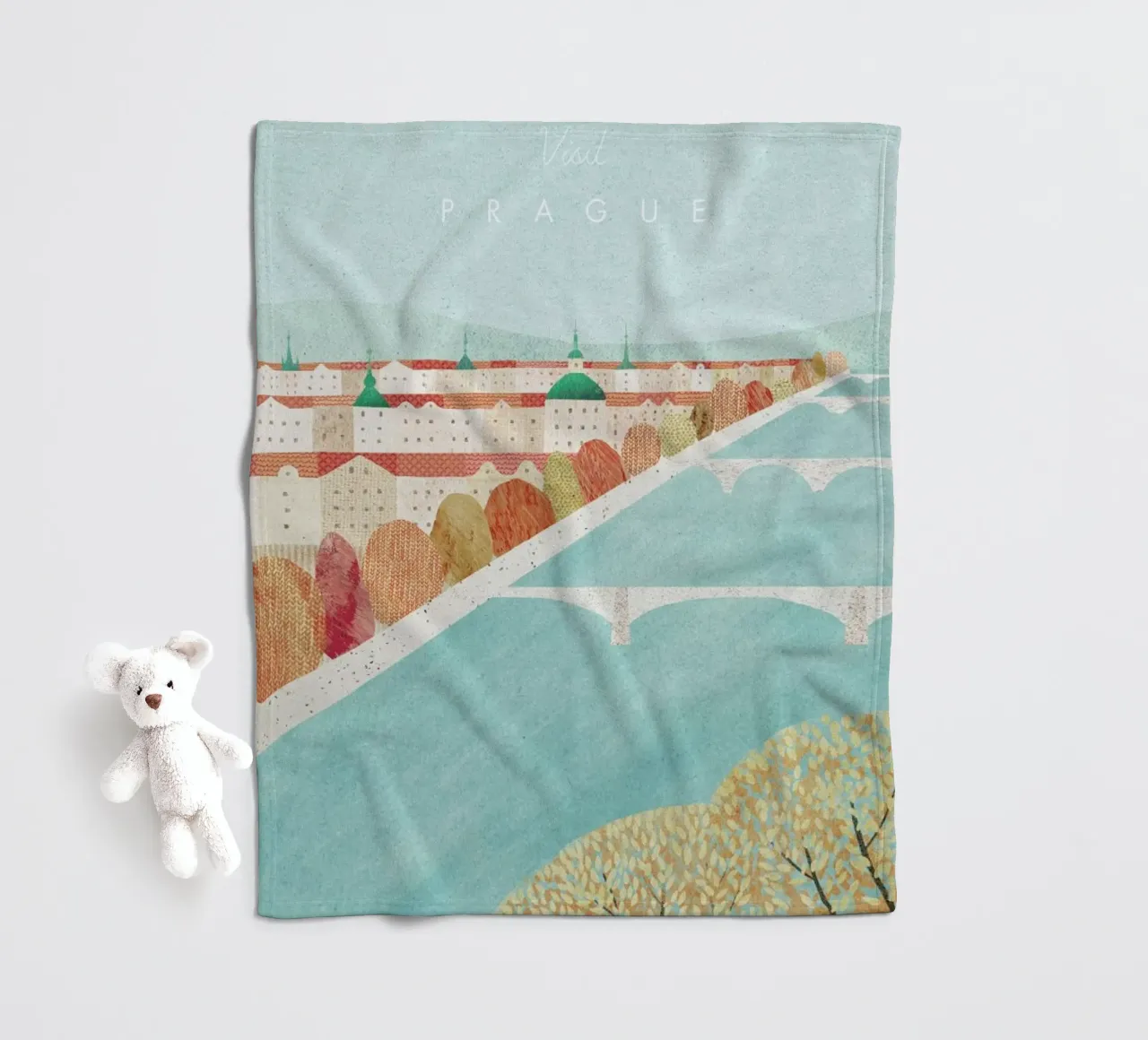 Prague Fleecedecke von Henry Rivers