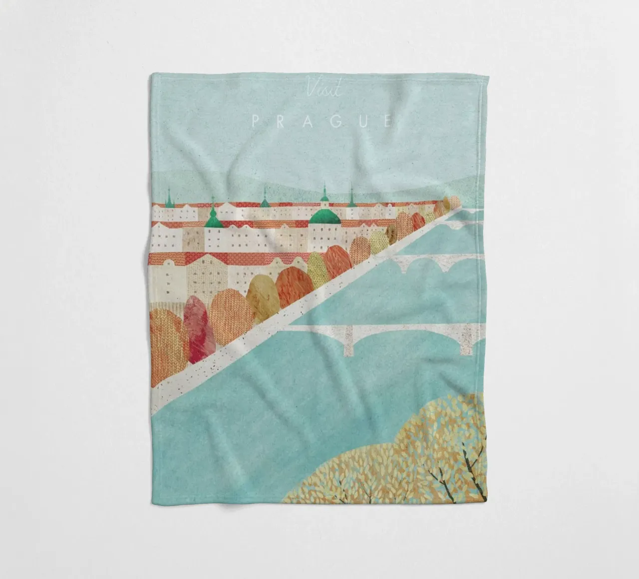 Prague Fleecedecke von Henry Rivers