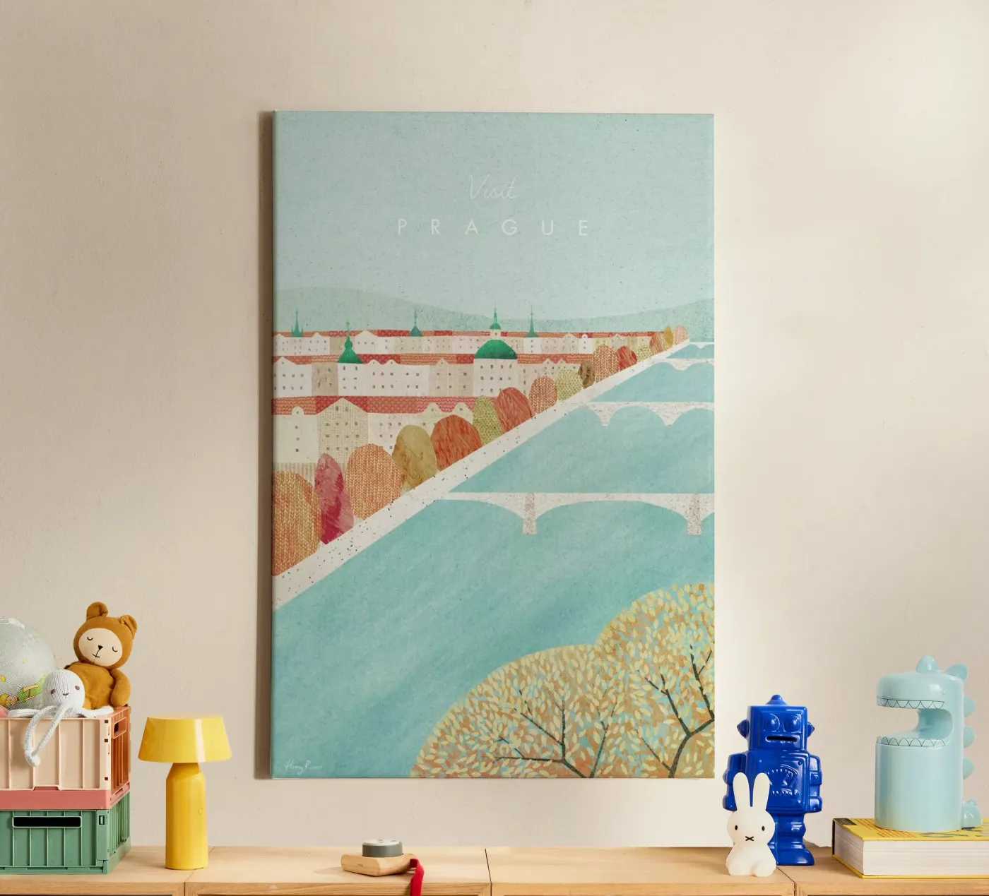 Prague canvas by Henry Rivers