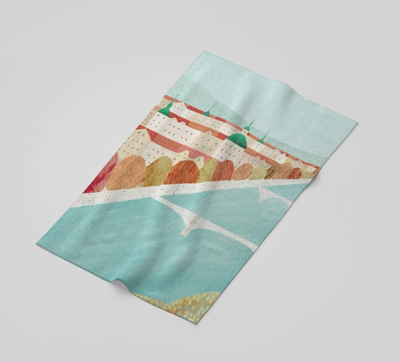 Prague beach towel by Henry Rivers