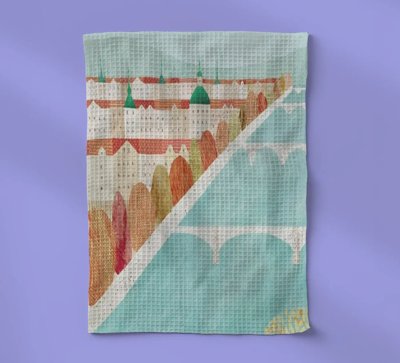 Prague Geschirrtuch von Henry Rivers