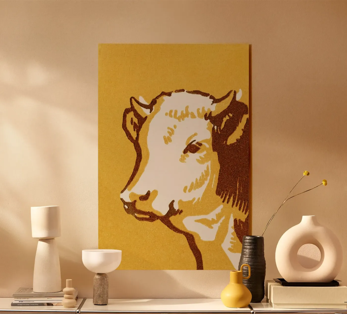 Caramel Cow plexiglass da Flora & Fauna