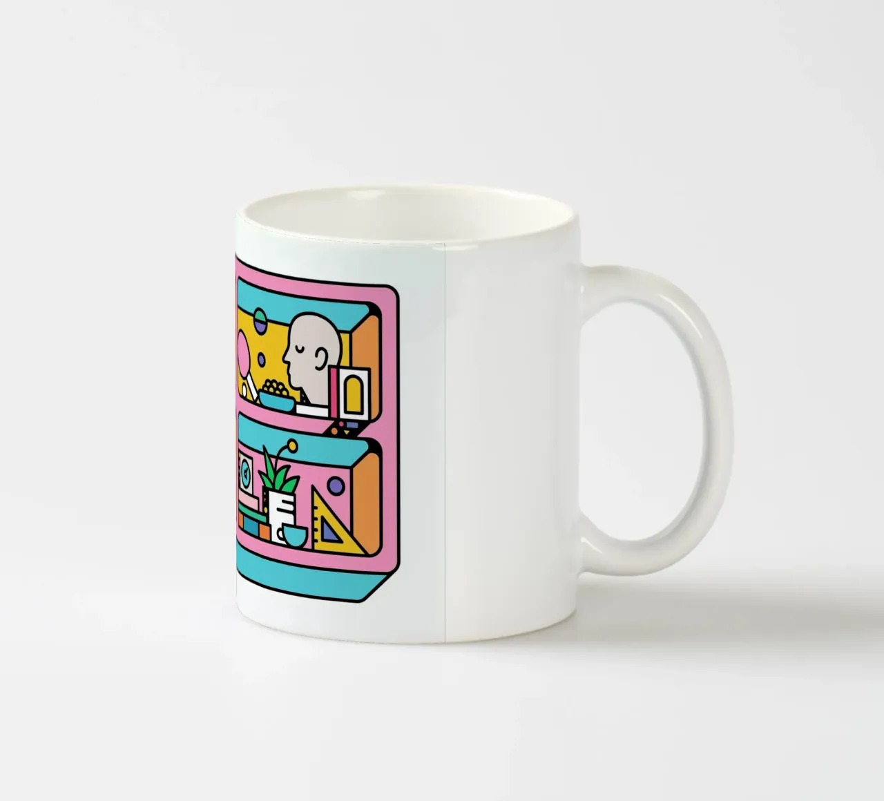 The Dreamer tazza in ceramica da Tyler Dale