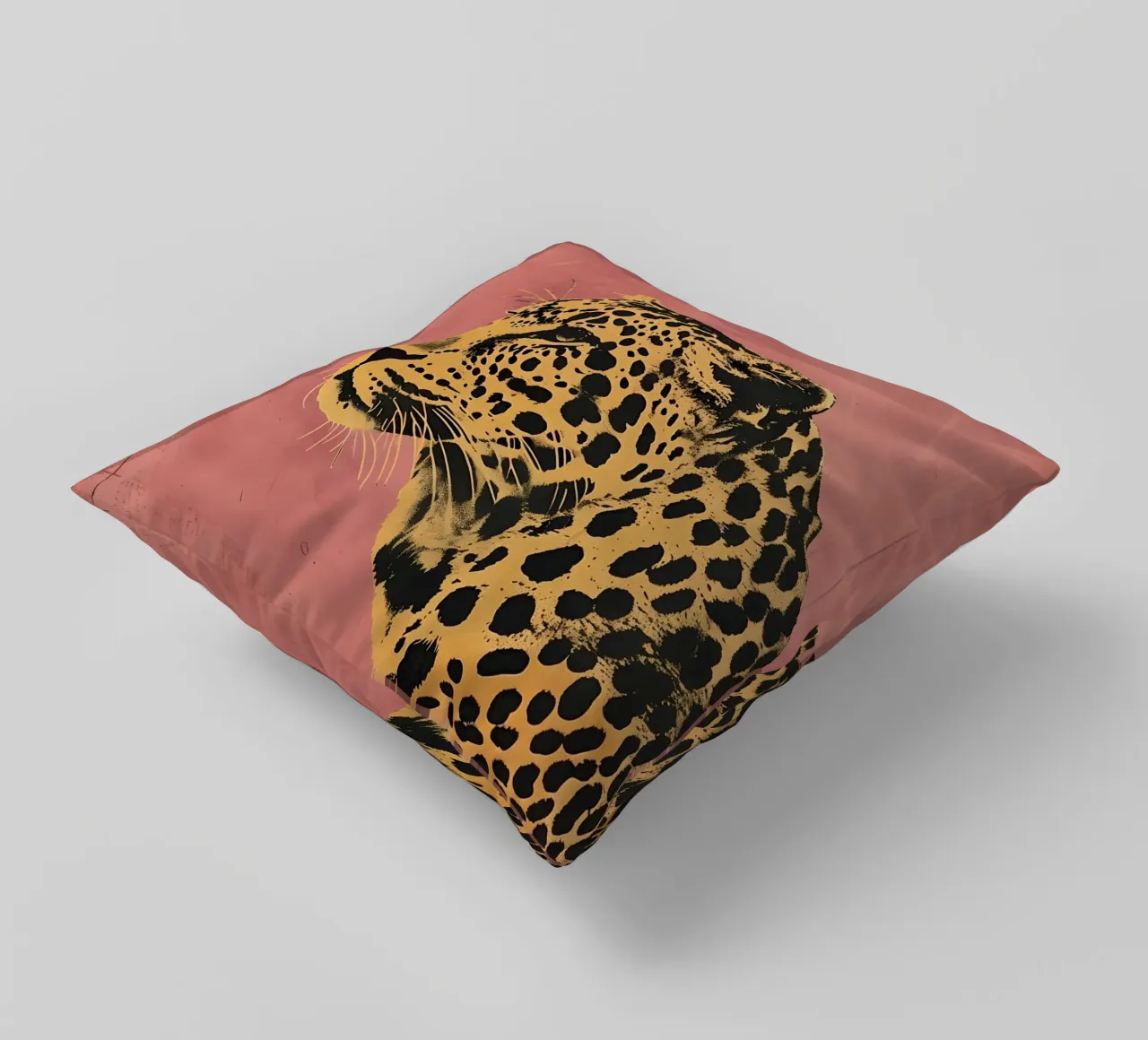 The Leopard in Pink cuscino da Gypsy Galleria