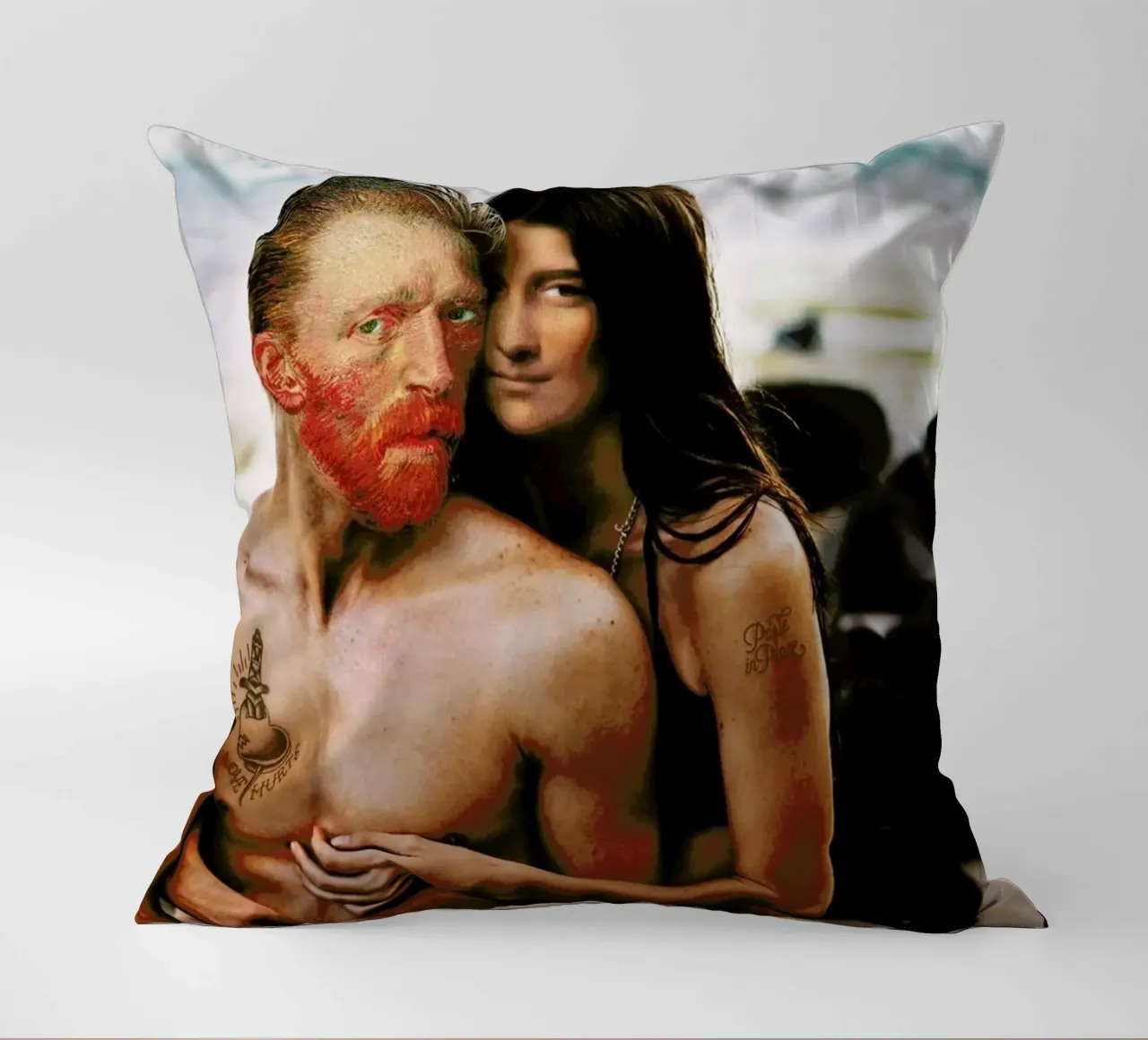 Love Hurts decorative cushion by Paste in Place
