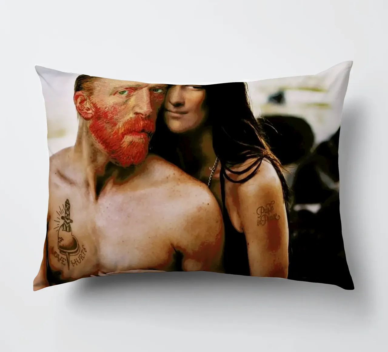 Love Hurts decorative cushion by Paste in Place