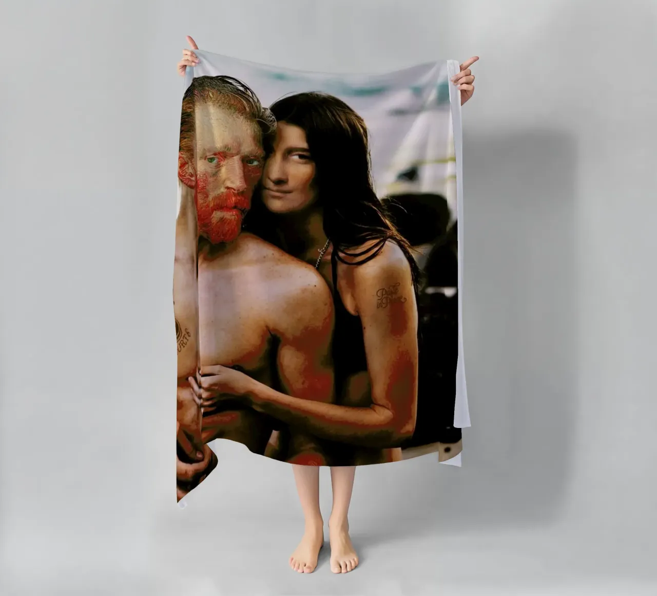 Love Hurts beach towel by Paste in Place
