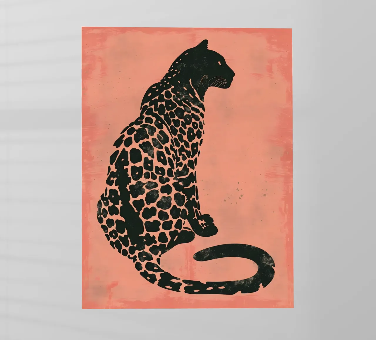 Pink Leopard pellicola backlit da Gypsy Galleria