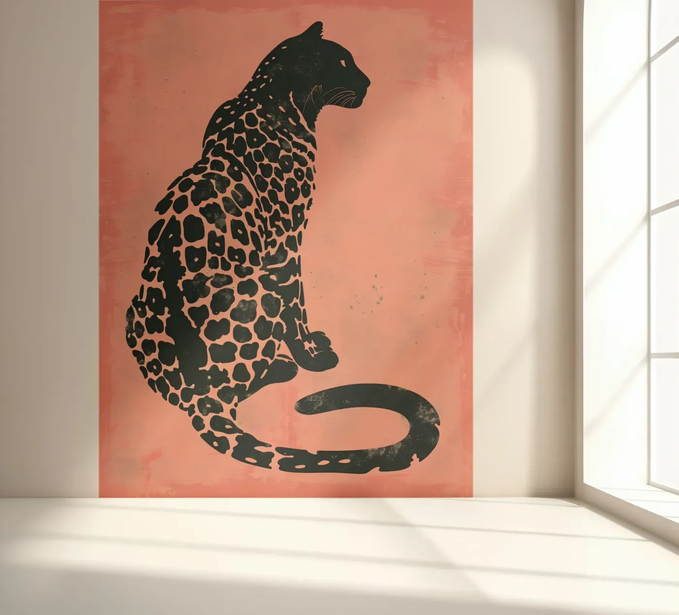 Pink Leopard fotobehang van Gypsy Galleria