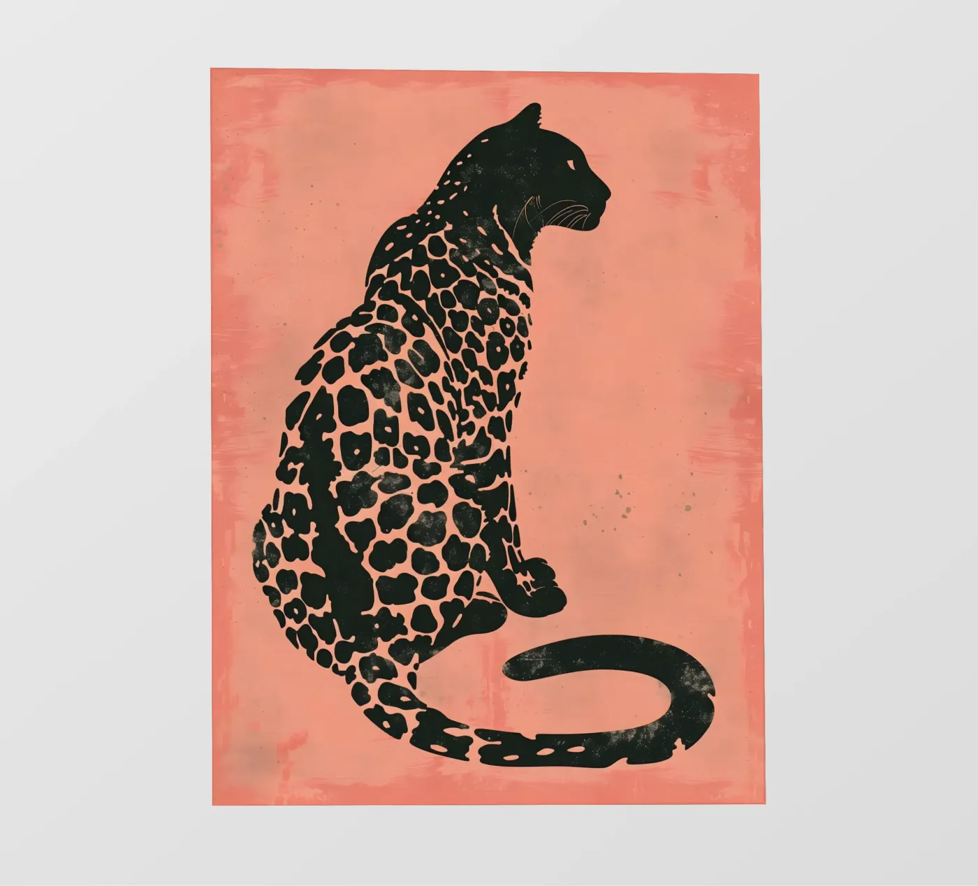 Pink Leopard fotobehang van Gypsy Galleria