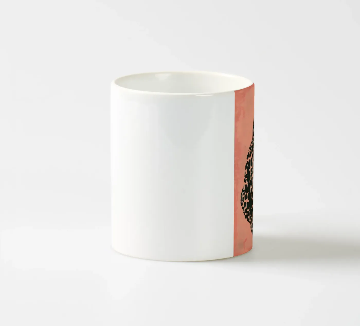 Pink Leopard ceramic mug by Gypsy Galleria