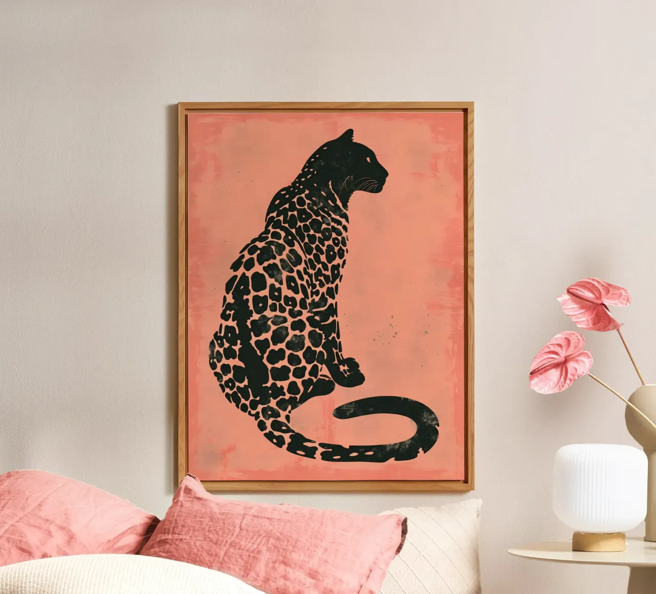 Pink Leopard forex plate by Gypsy Galleria