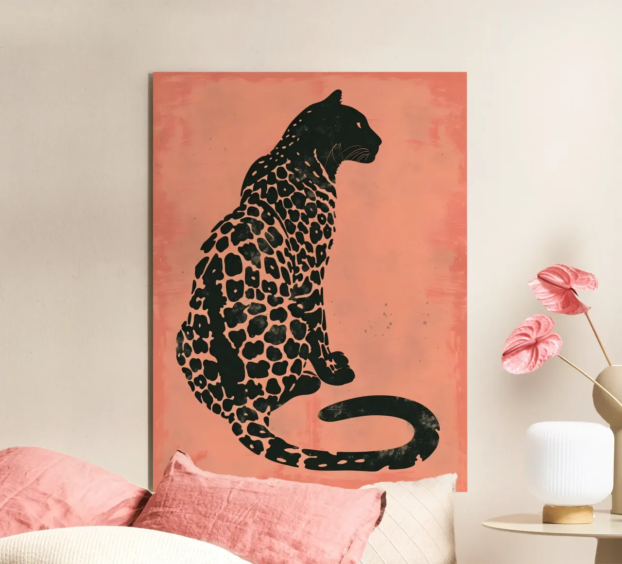 Pink Leopard forex plate by Gypsy Galleria