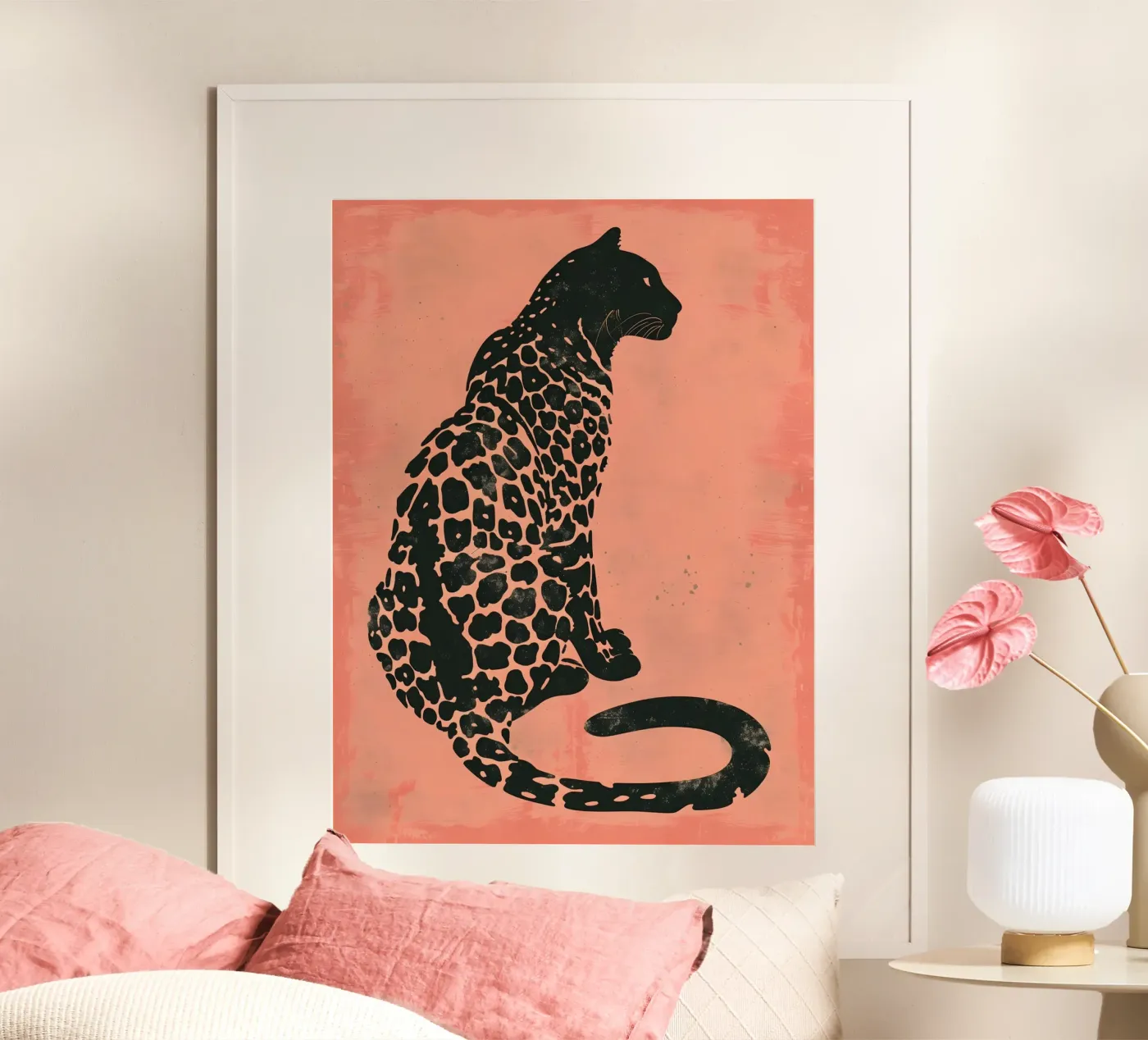 Pink Leopard poster by Gypsy Galleria