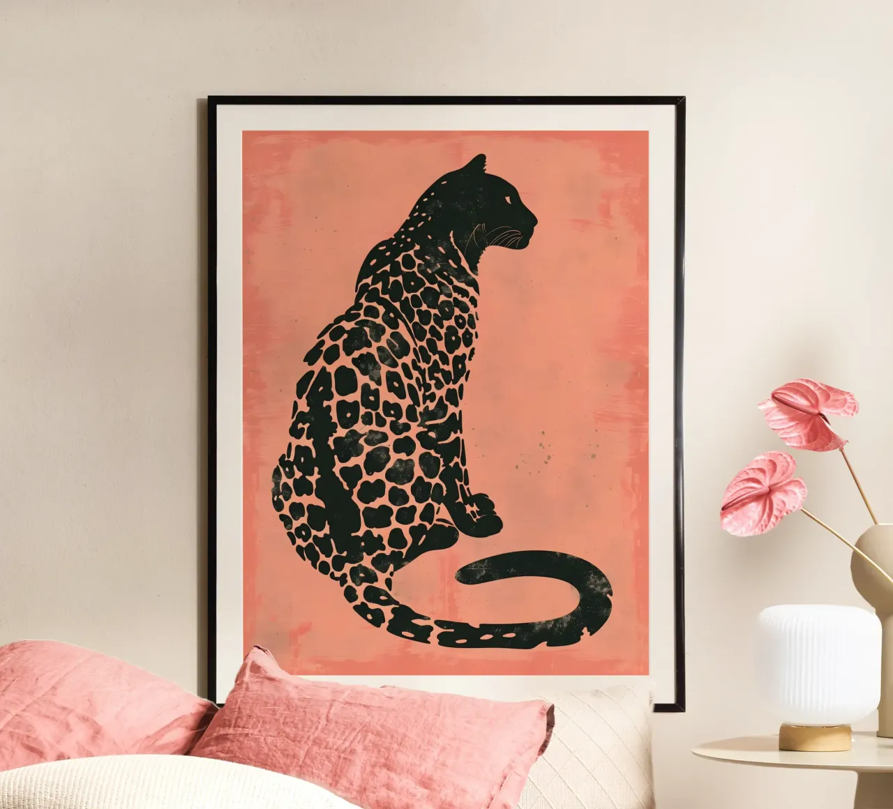 Pink Leopard carta hahnemühle da Gypsy Galleria