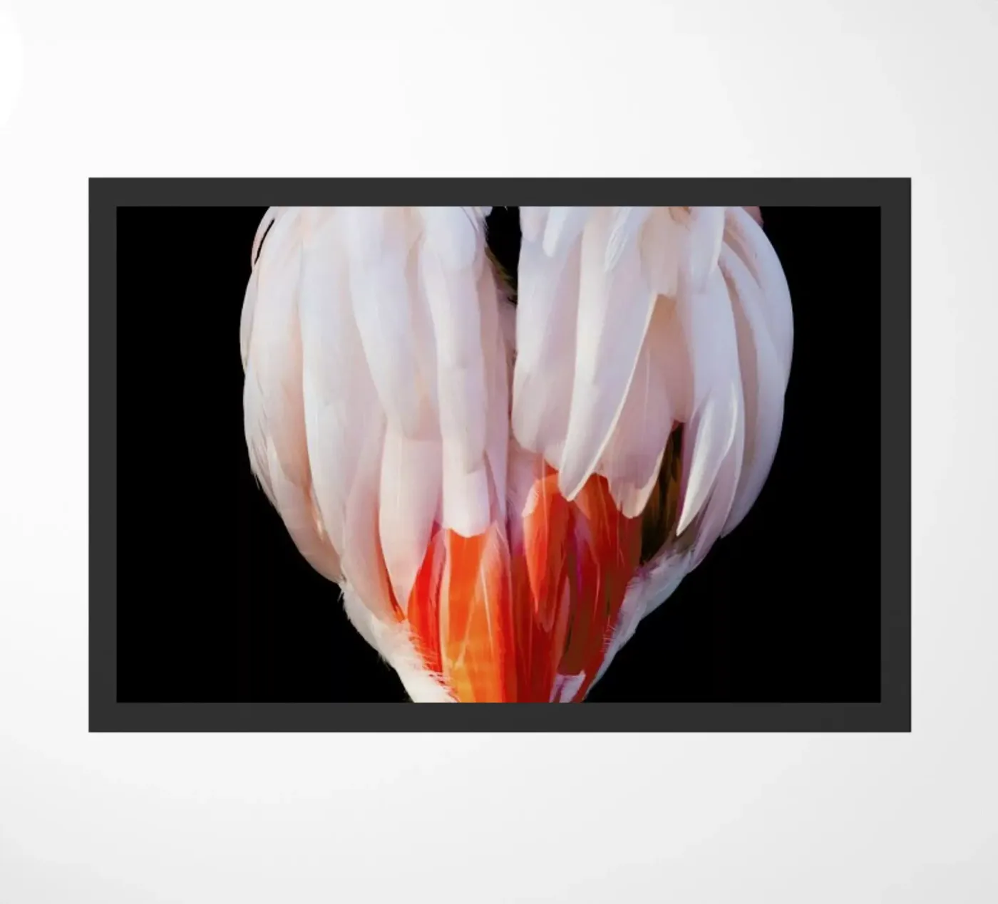 Flamingo in Reflection doormat by Natural Kingdom