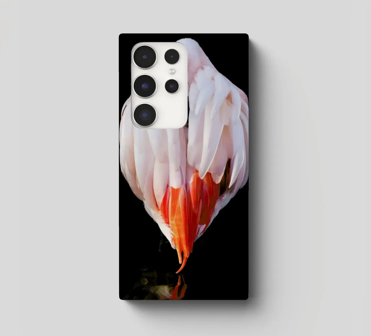 Flamingo in Reflection cover samsung da Natural Kingdom