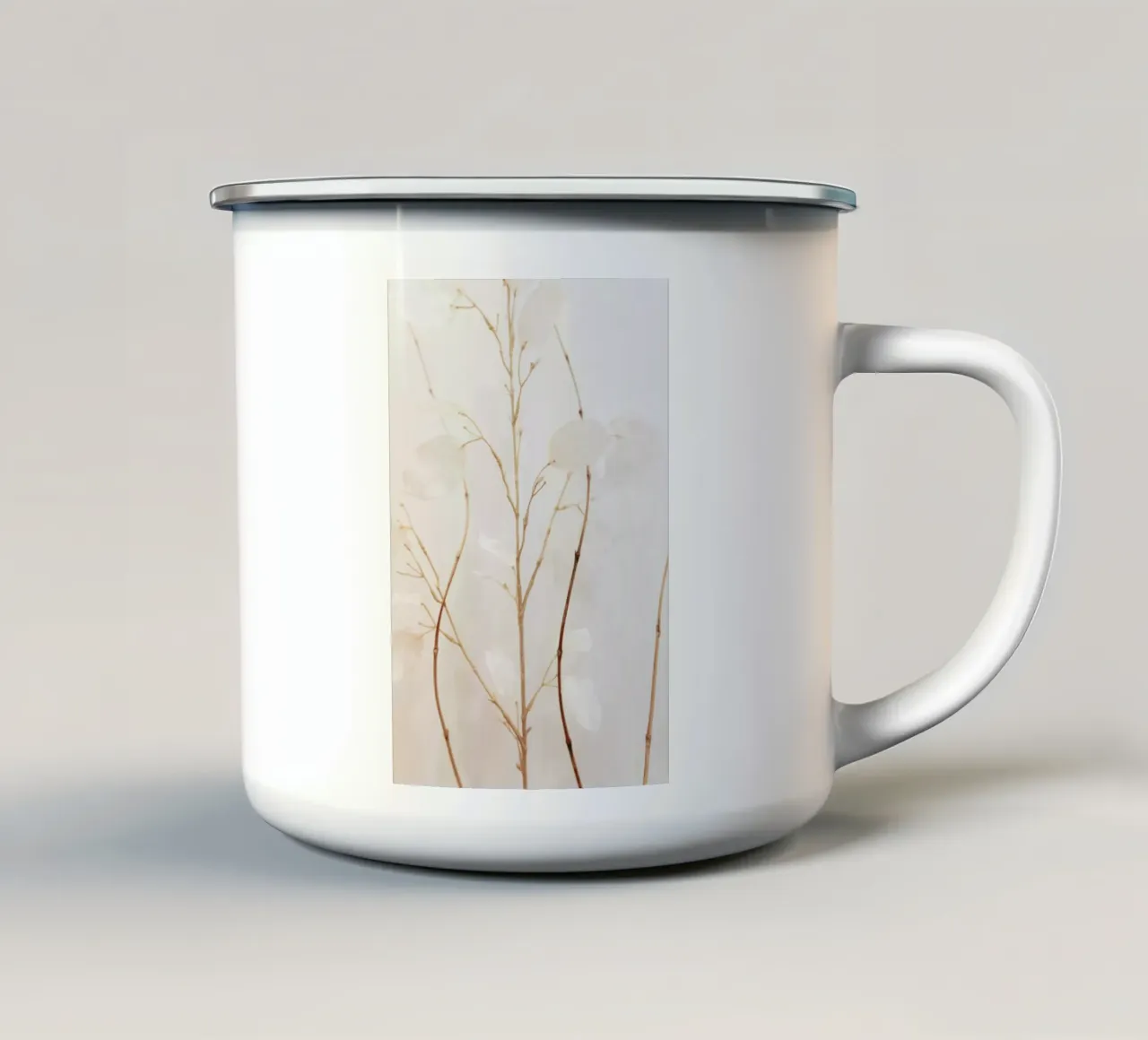 Abstract — Flowers tazza in smalto da Sebastian Hilgetag
