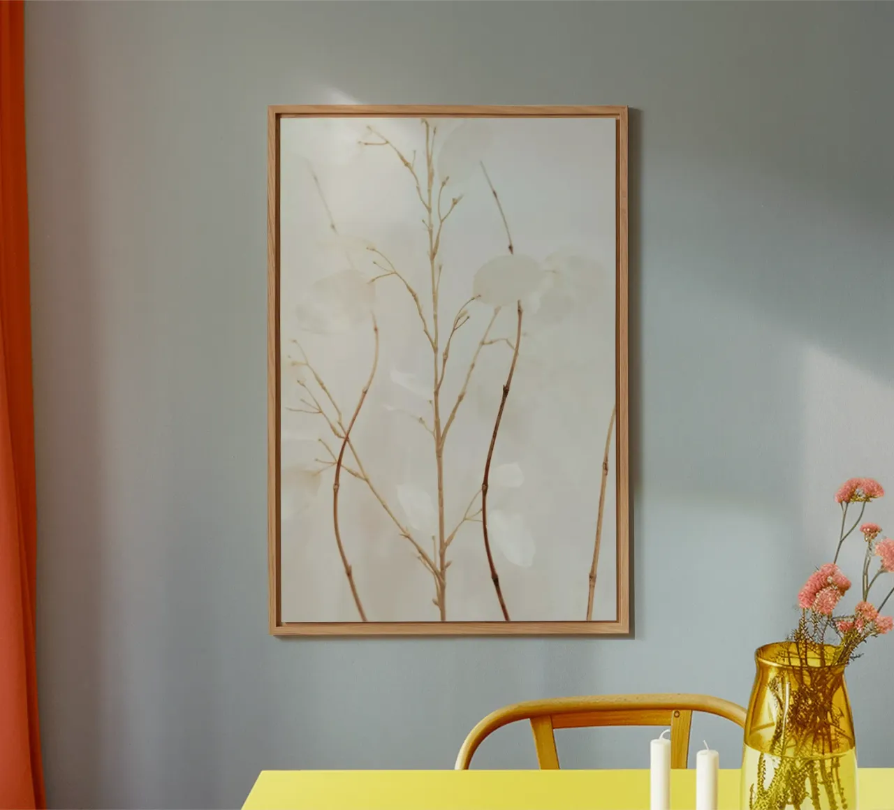 Abstract — Flowers Alu-Dibond von Sebastian Hilgetag