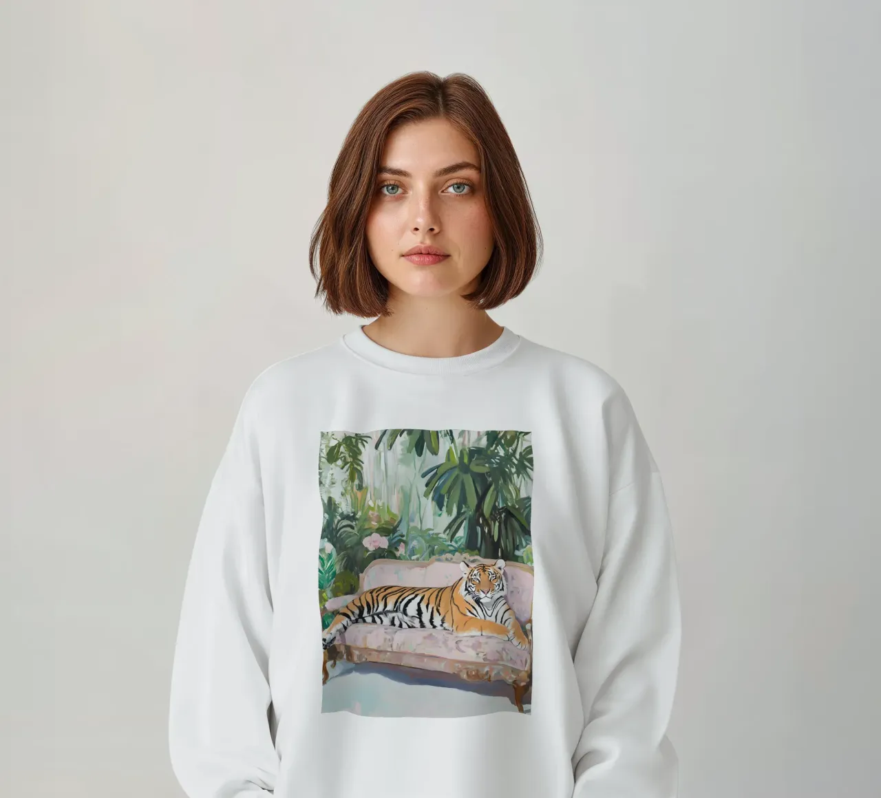 Lazy Tiger felpa da Gypsy Galleria