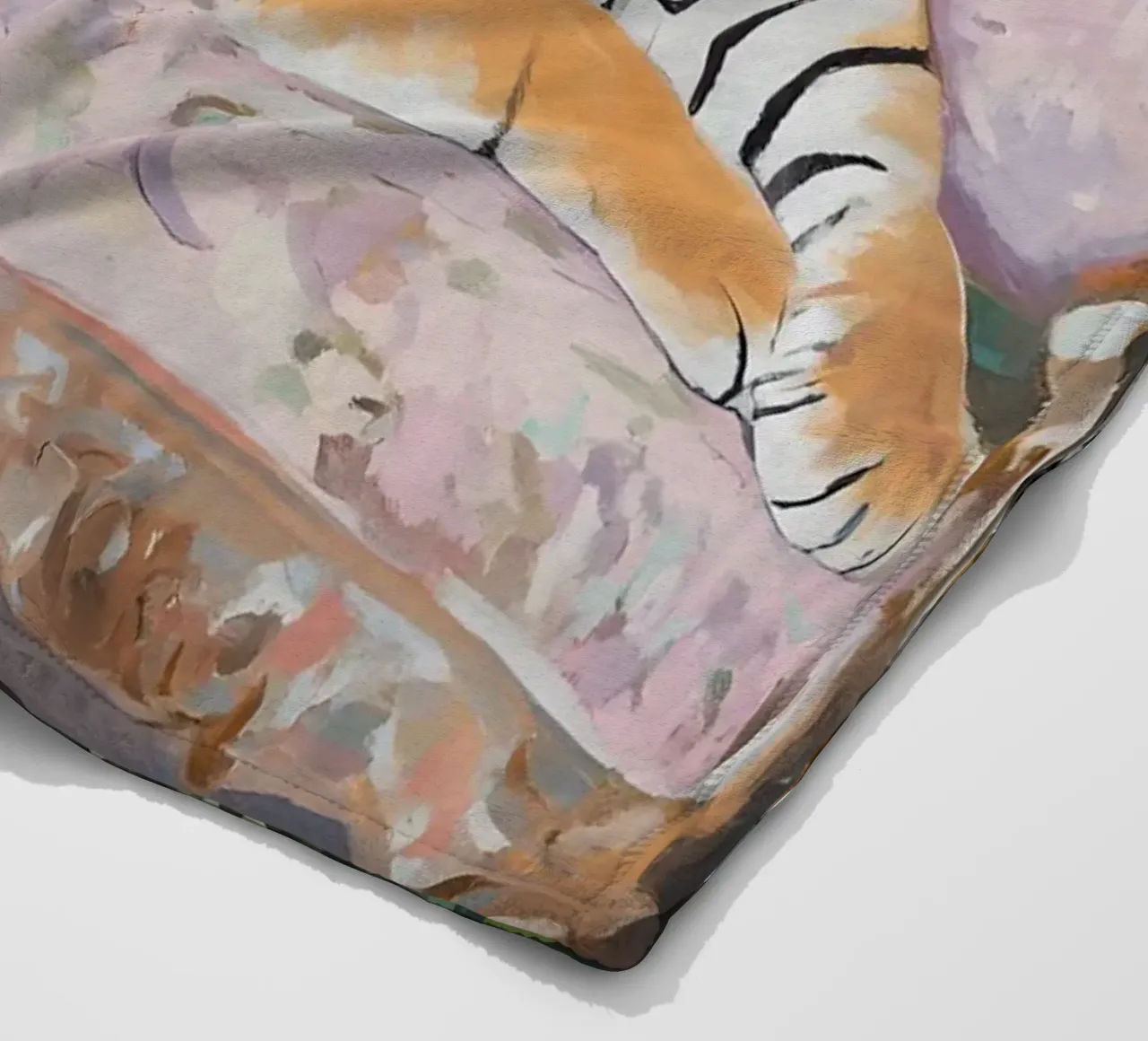 Lazy Tiger coperta in pile da Gypsy Galleria
