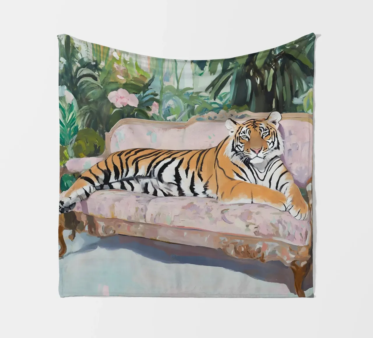 Lazy Tiger coperta in pile da Gypsy Galleria