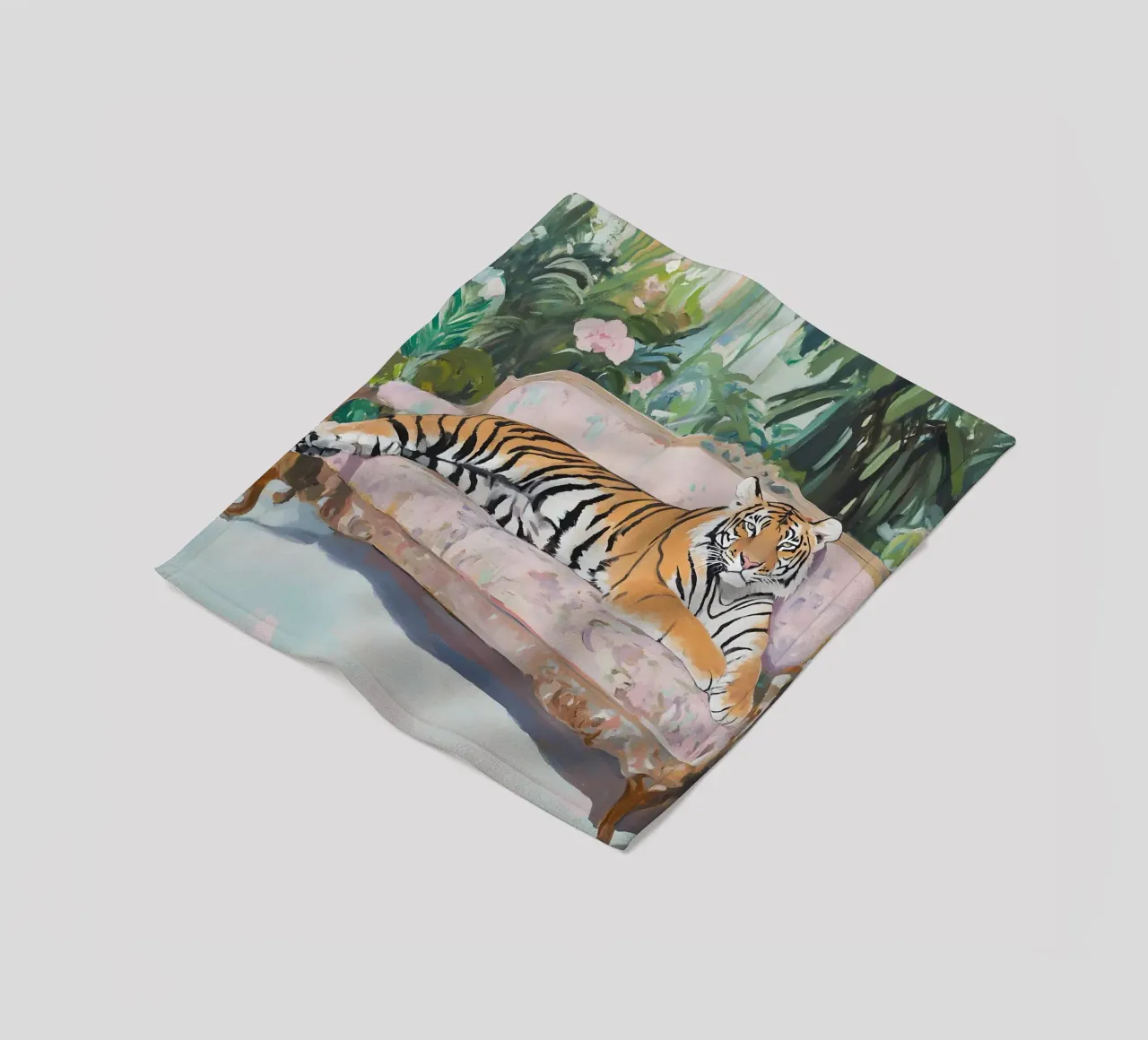 Lazy Tiger coperta in pile da Gypsy Galleria