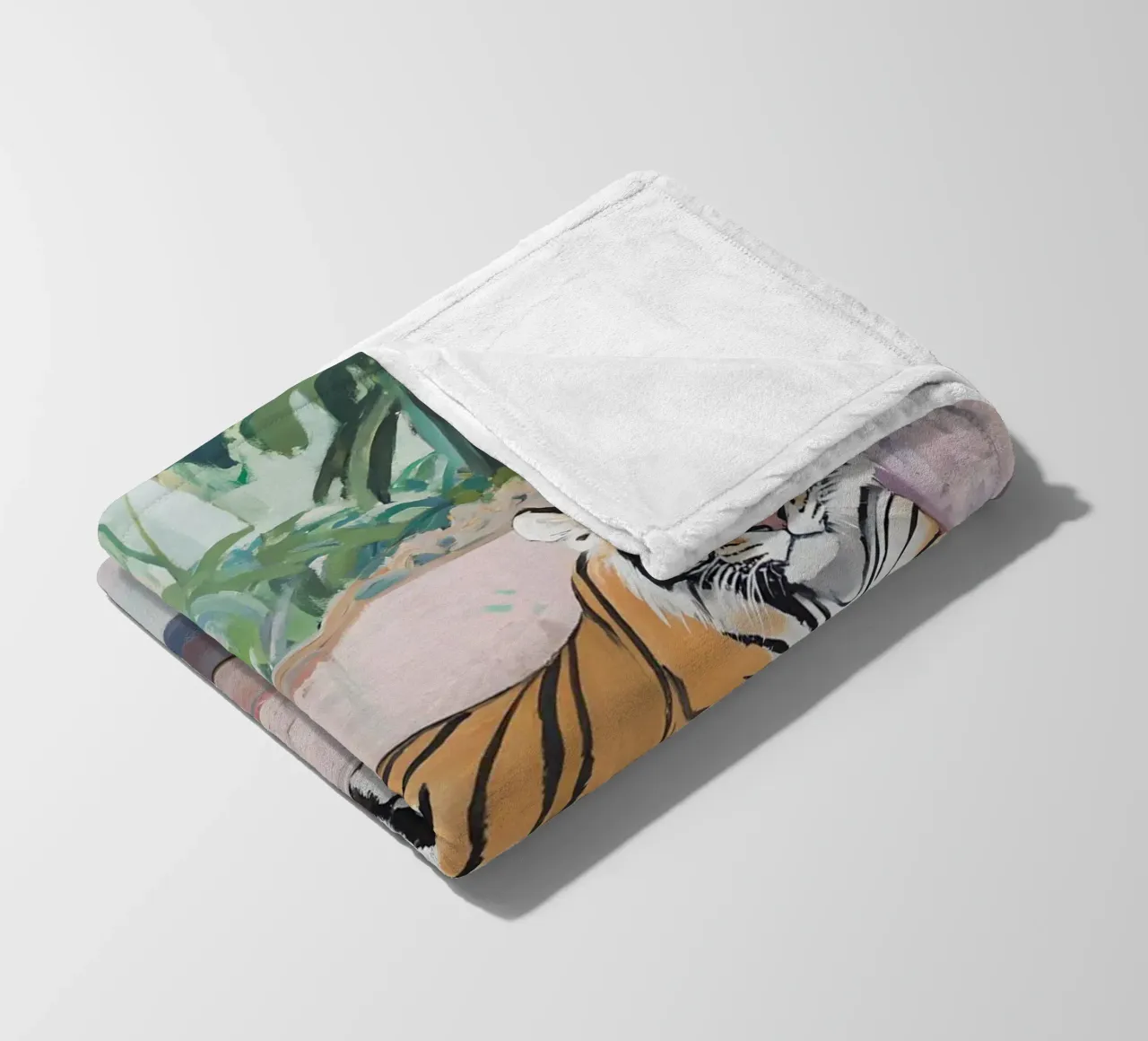 Lazy Tiger coperta in pile da Gypsy Galleria