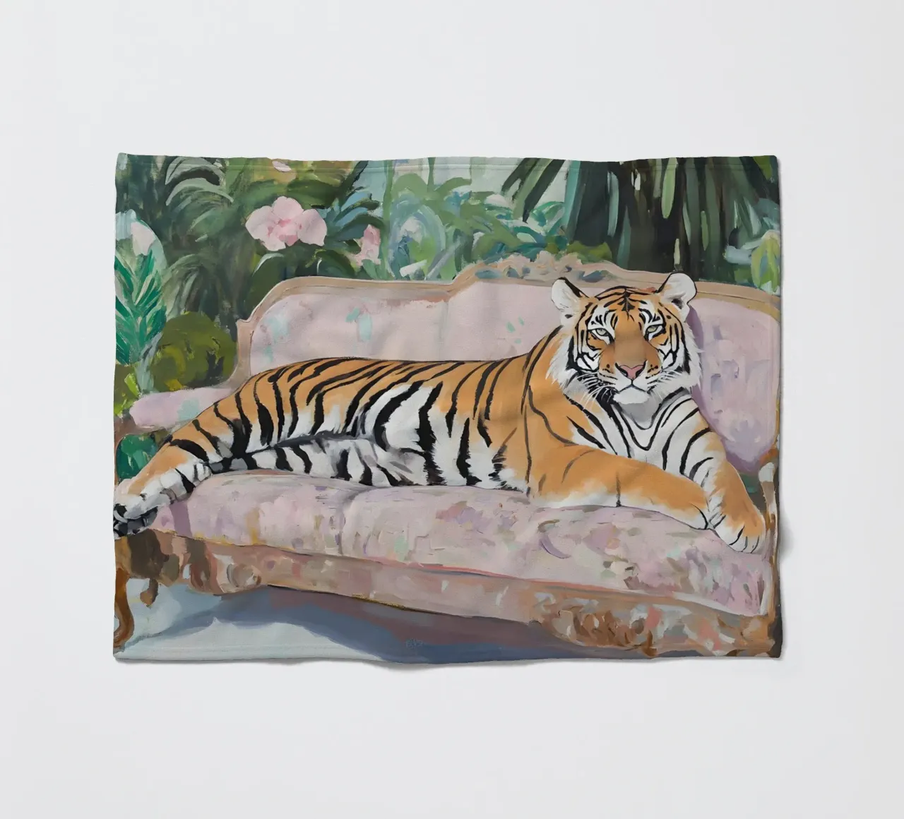 Lazy Tiger coperta in pile da Gypsy Galleria