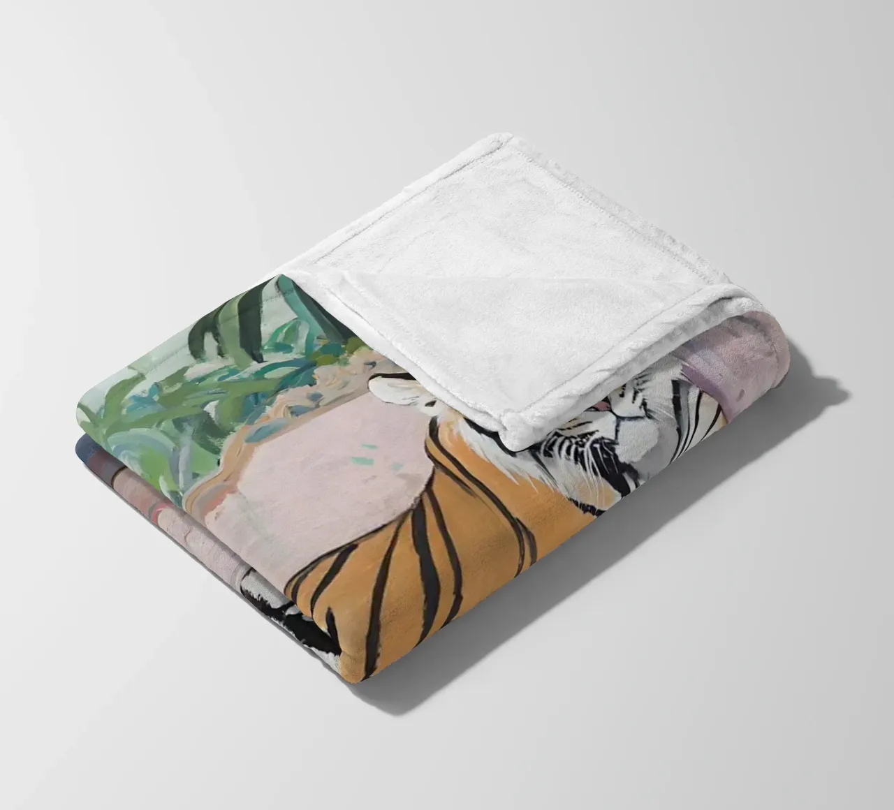 Lazy Tiger coperta in pile da Gypsy Galleria