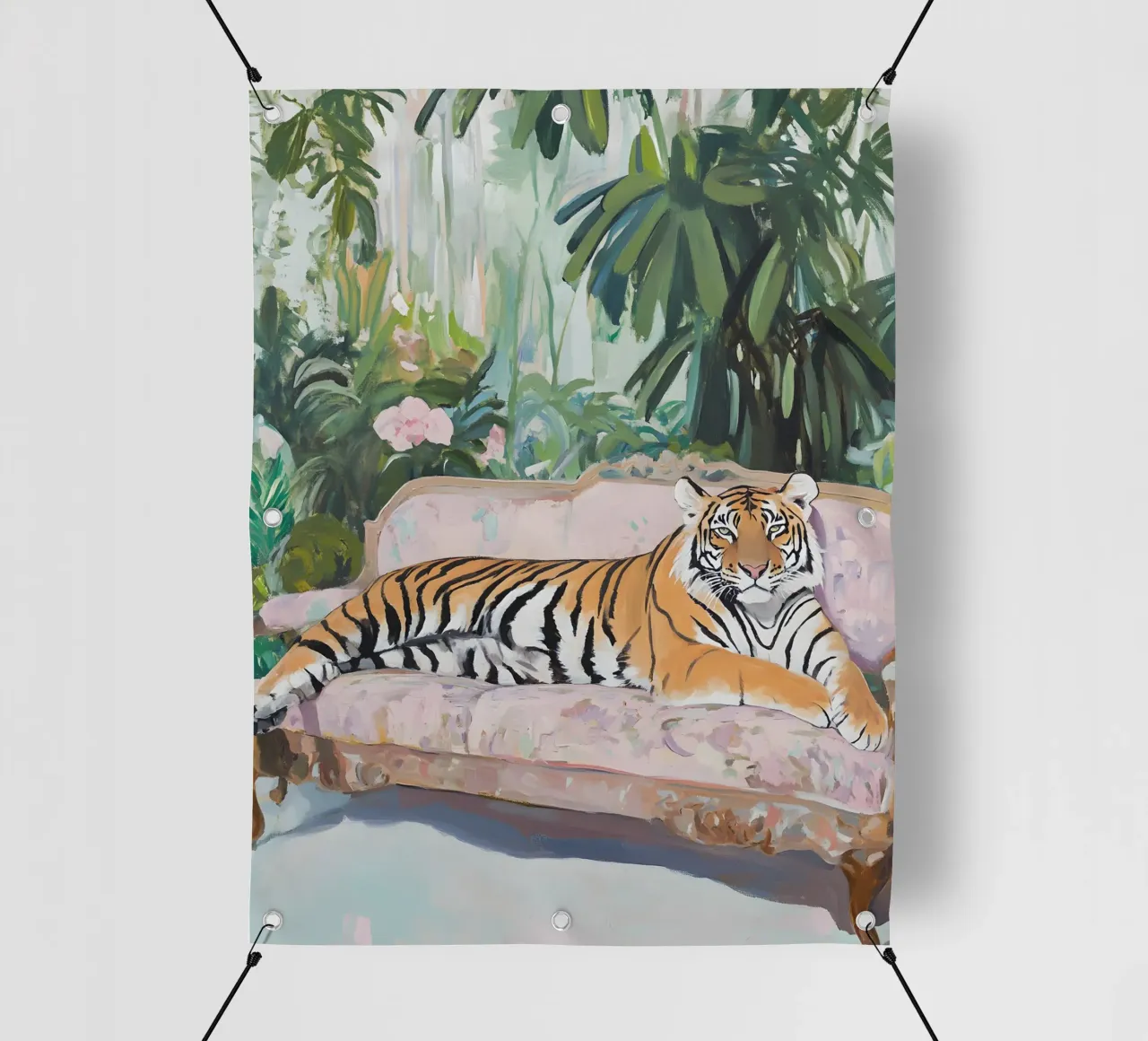 Lazy Tiger telo in pvc da Gypsy Galleria