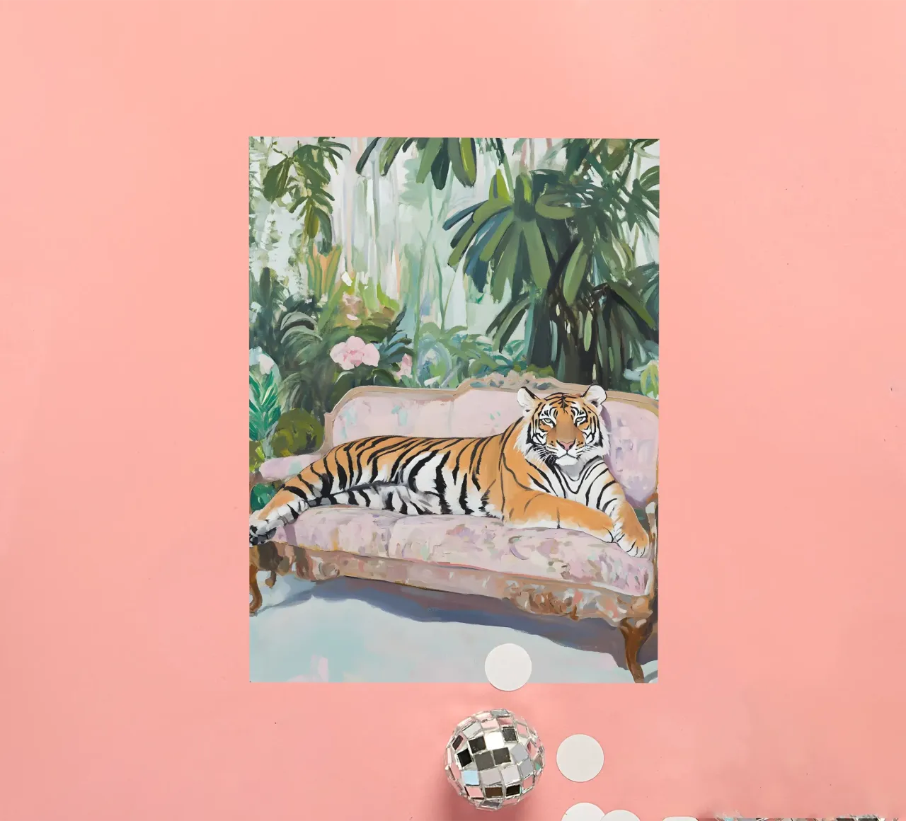Lazy Tiger adesivo da Gypsy Galleria