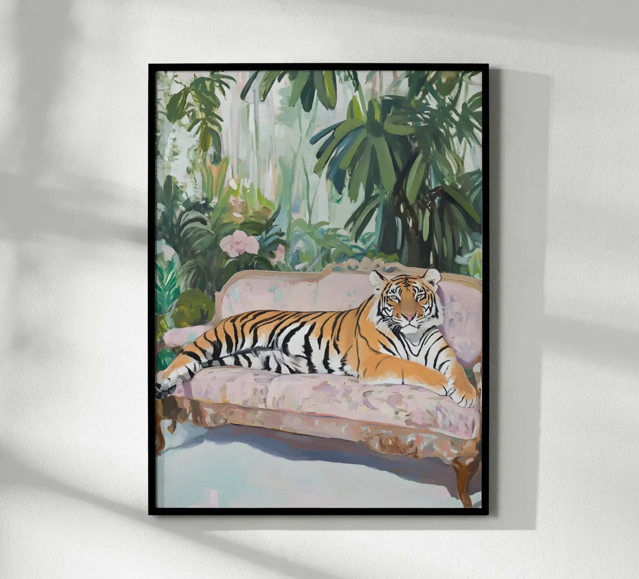 Lazy Tiger poster by Gypsy Galleria