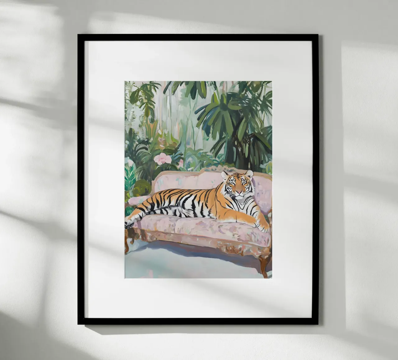 Lazy Tiger poster by Gypsy Galleria