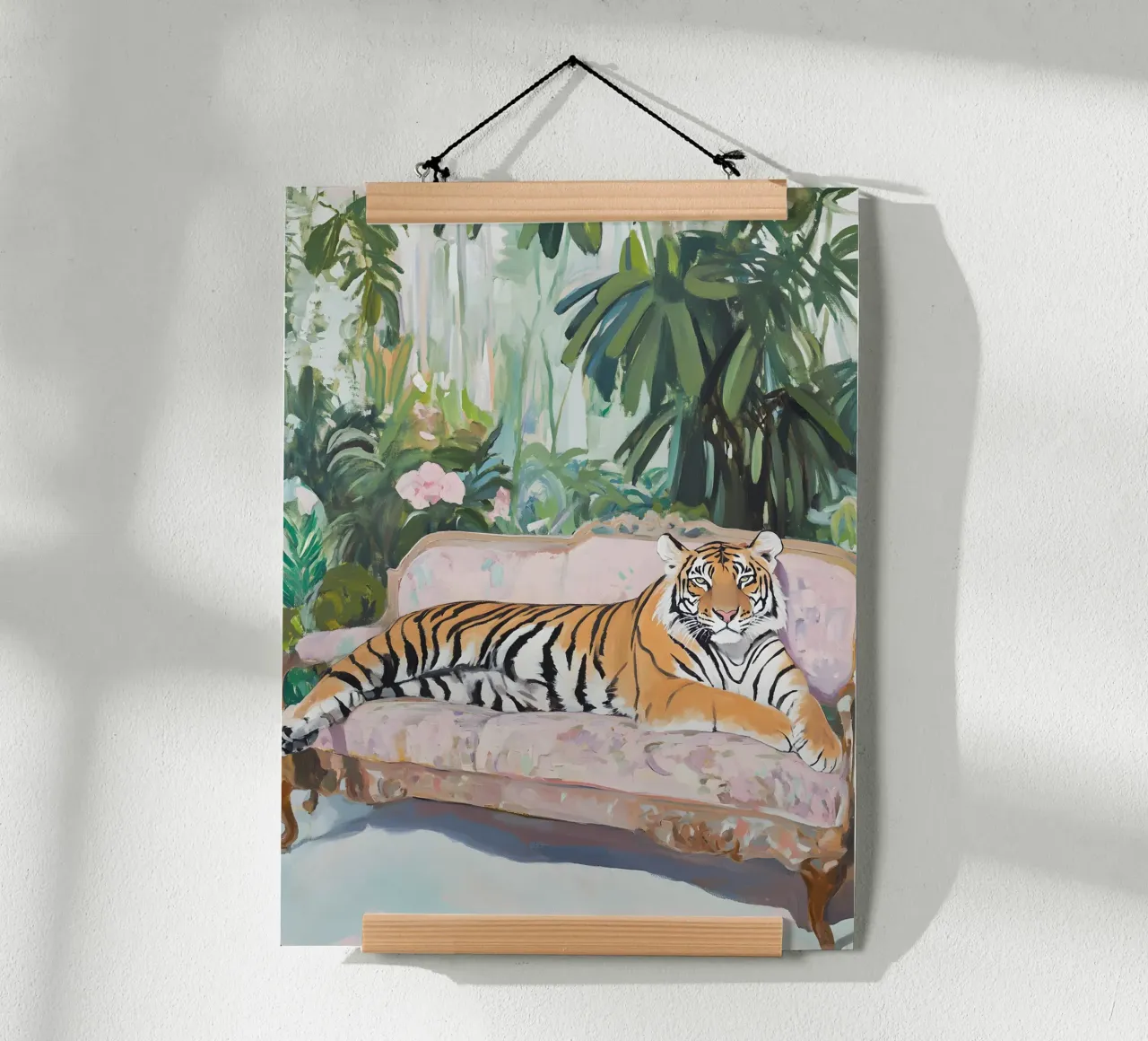 Lazy Tiger poster by Gypsy Galleria