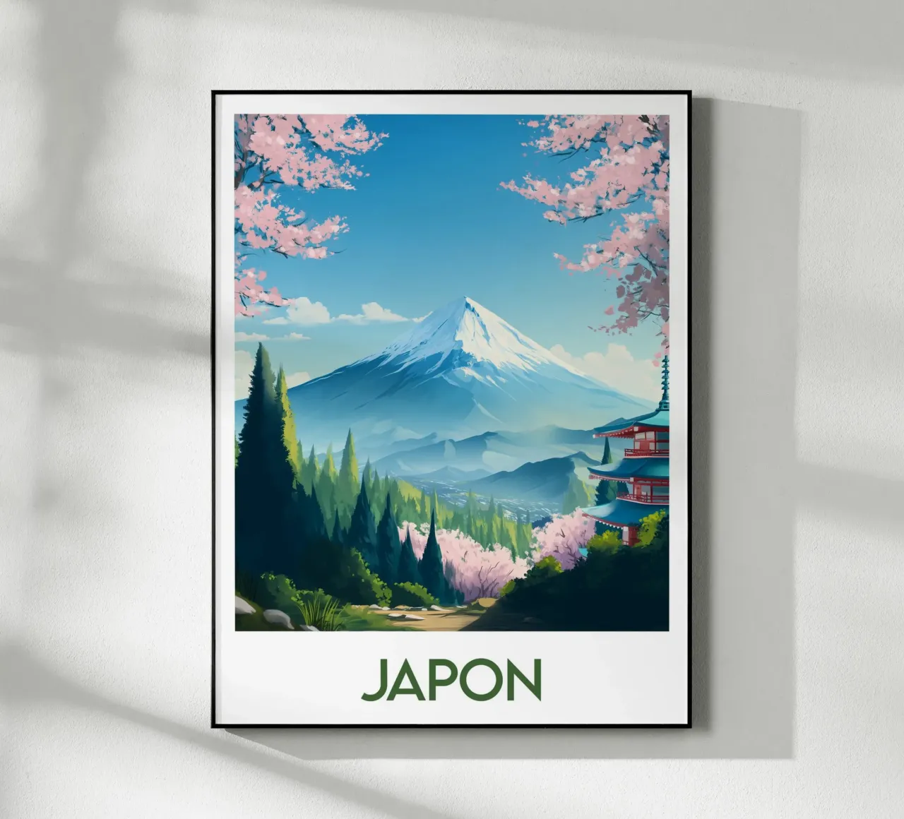 Poster Giappone plexiglass da Frame the World